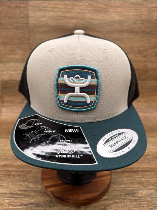 2424T-TNBK Zenith Serape Patch Cap by Hooey