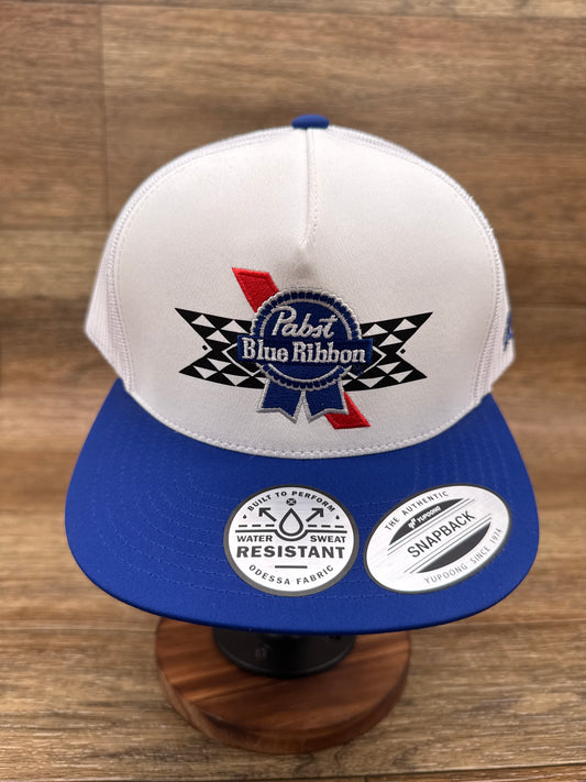 2576T-WH Pabst Blue Ribbon Cap by Hooey