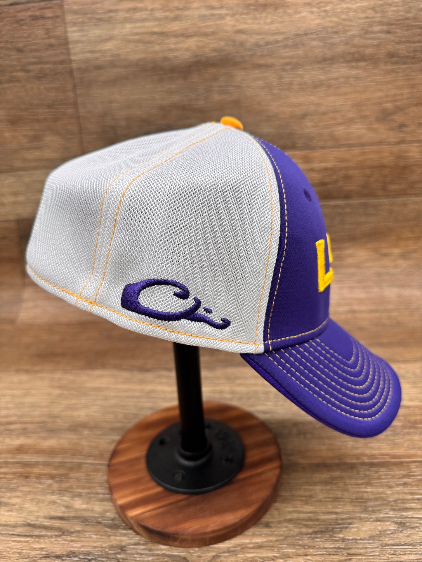 SD-LSU-1000 LSU Stretch Fit Cap by Drake