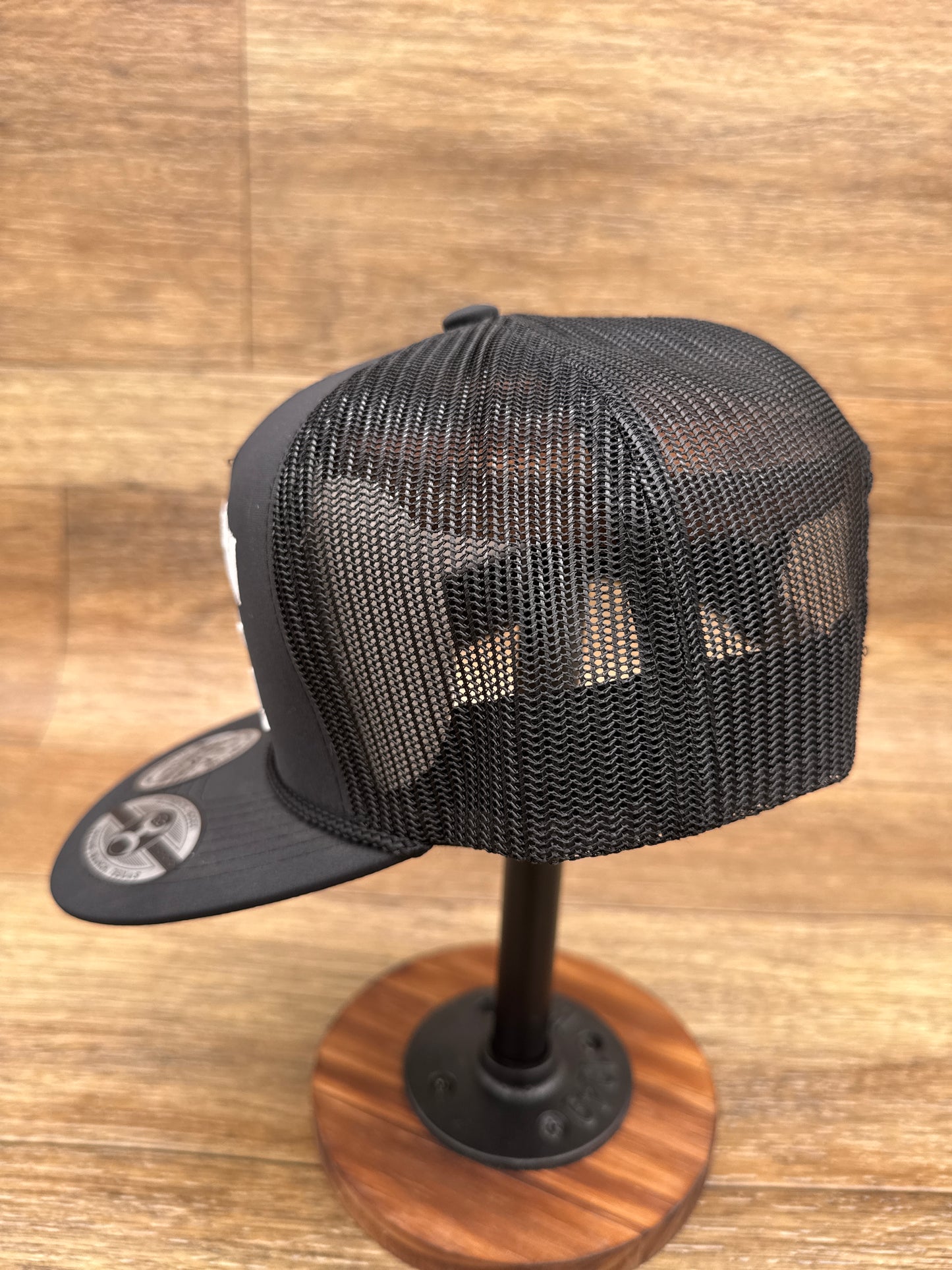 2396T-BK Knockout Black & White Cap by Hooey