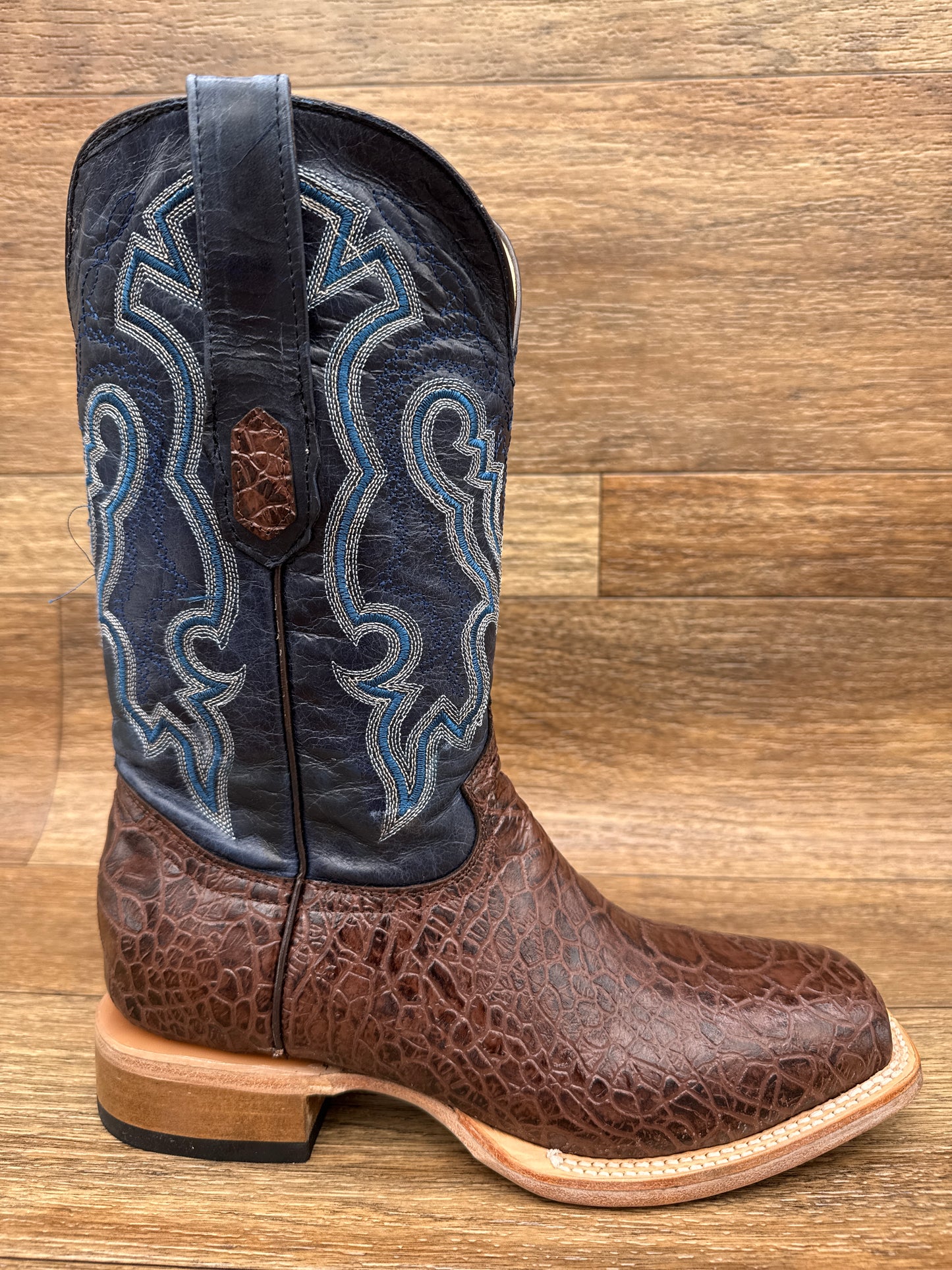 Q6044 Men's Faux Sea Turtle Cowhide Western Boots by Cowtown