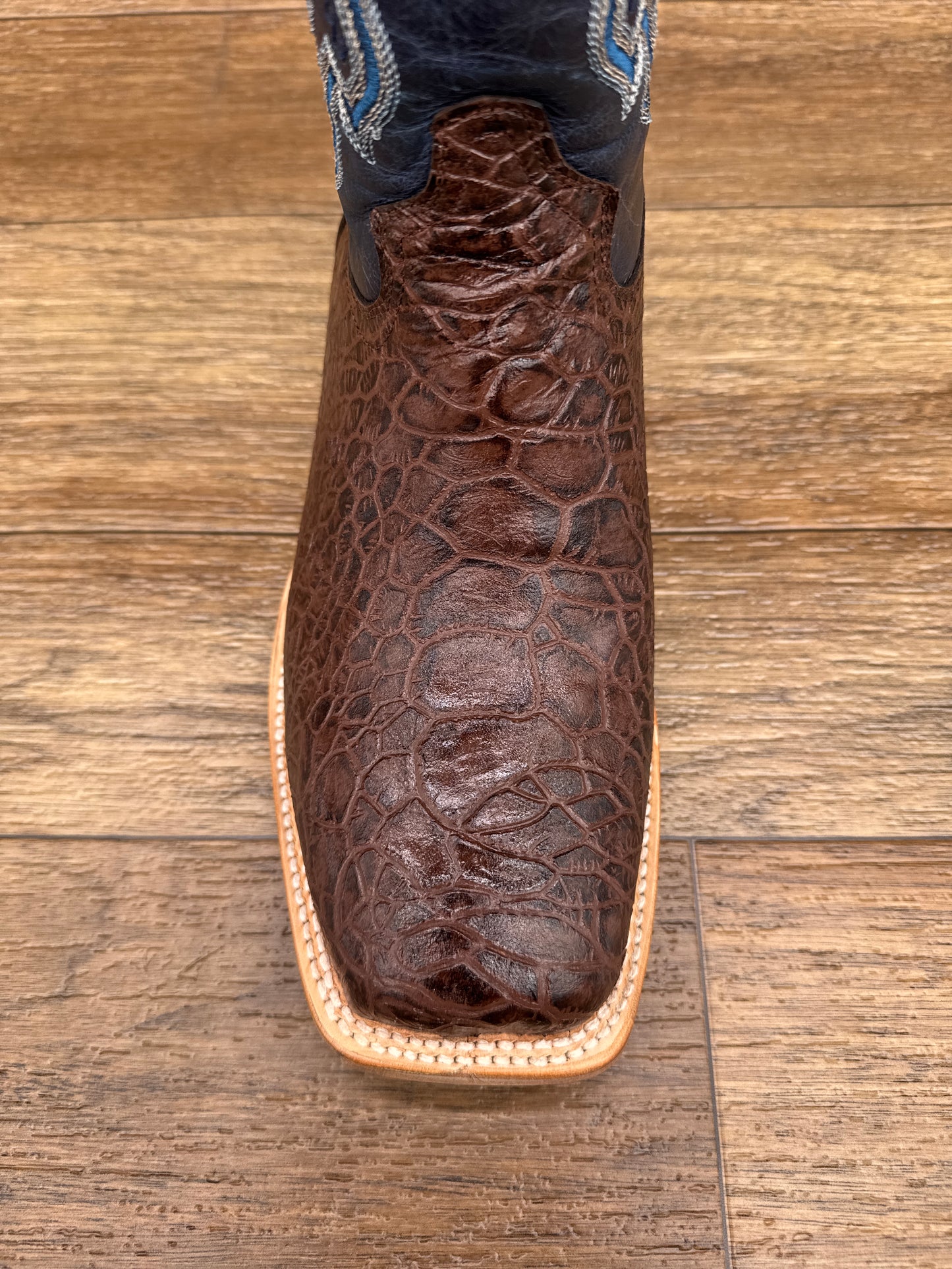 Q6044 Men's Faux Sea Turtle Cowhide Western Boots by Cowtown