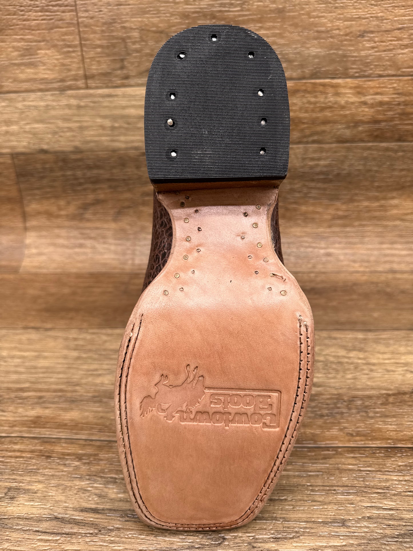 Q6044 Men's Faux Sea Turtle Cowhide Western Boots by Cowtown