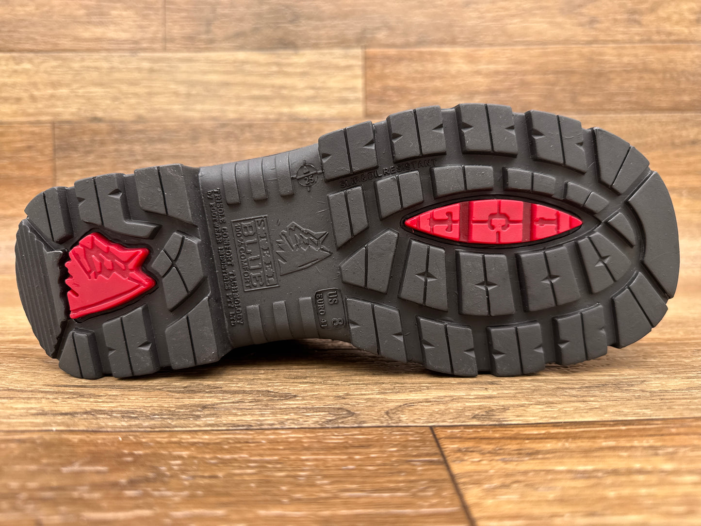 810952 Men's Black Argyle Soft Toe Lace Up Work Boot by Steel Blue