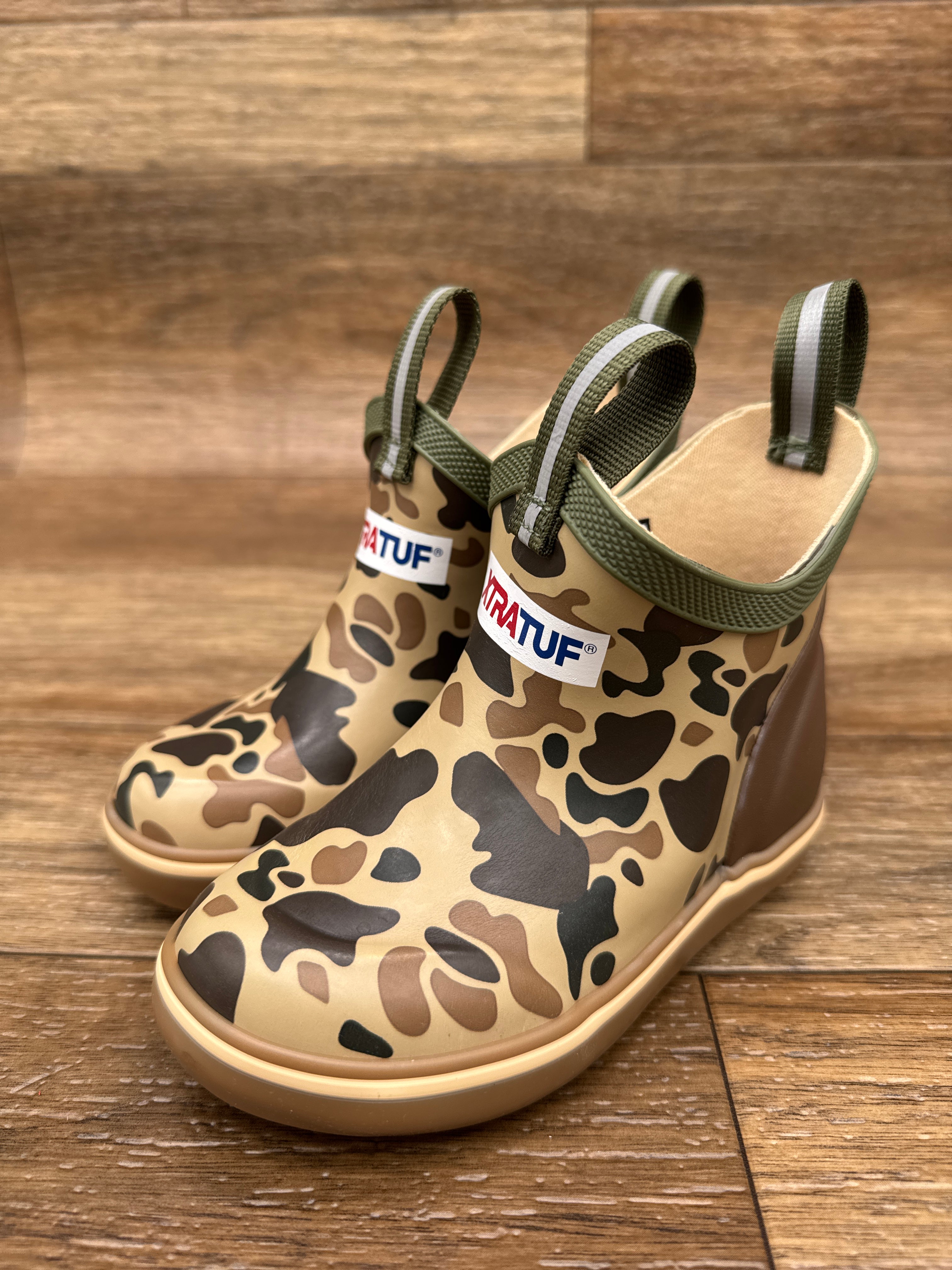 NOXKABDCM Kid's Ankle Deck Boot in Camo by XTRATUF – Rushing Boots
