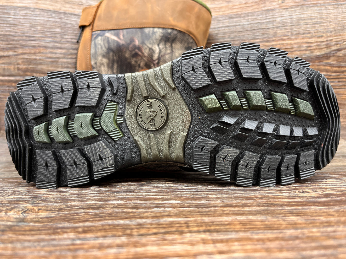 RKS0617 Men's Lynx Back-Zip Waterproof Snake Boot by Rocky