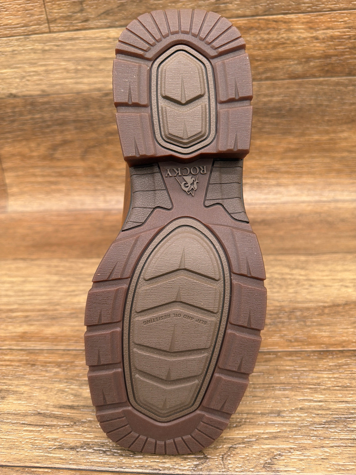 Rocky RKW0486 Ride LTE 11 inch waterproof duck camo western boot, slip and oil resistant outsole