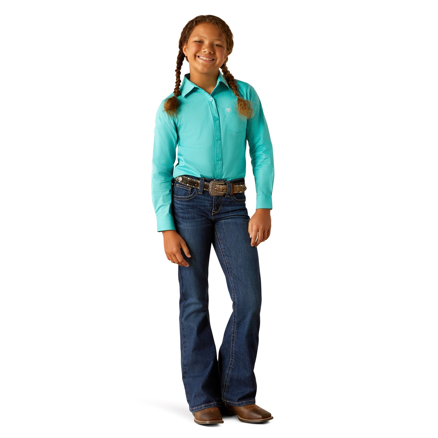 10054935 Girls Team Kirby Long Sleeve Shirt by Ariat