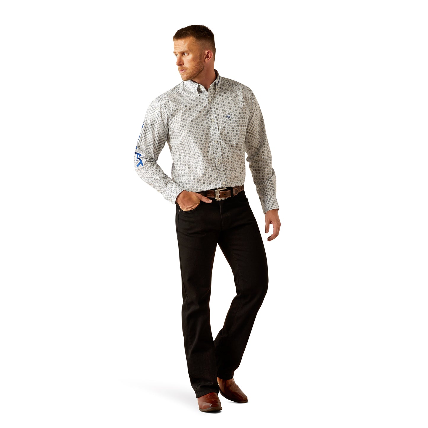 10054667 Men's Team Drew Classic Fit Shirt by Ariat