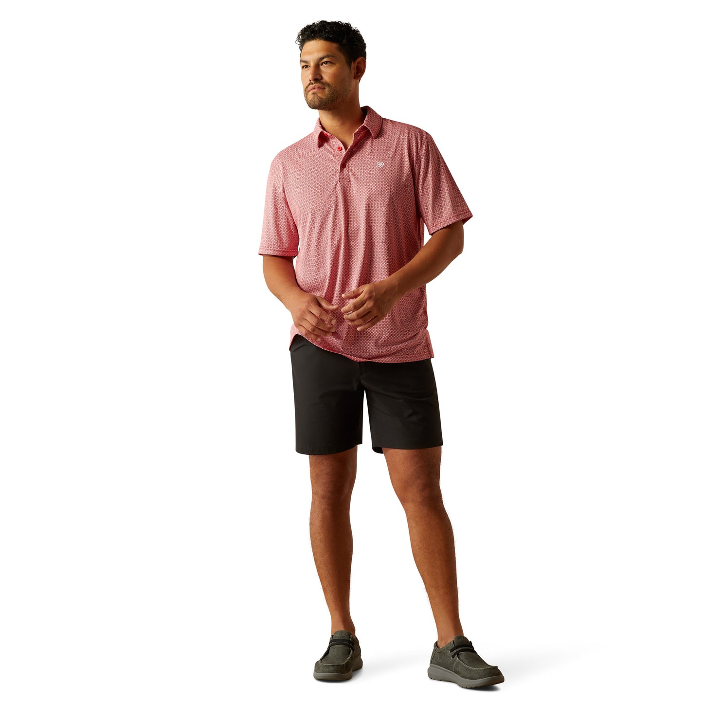 10058782 Men's Scooter All Over Print Polo by Ariat