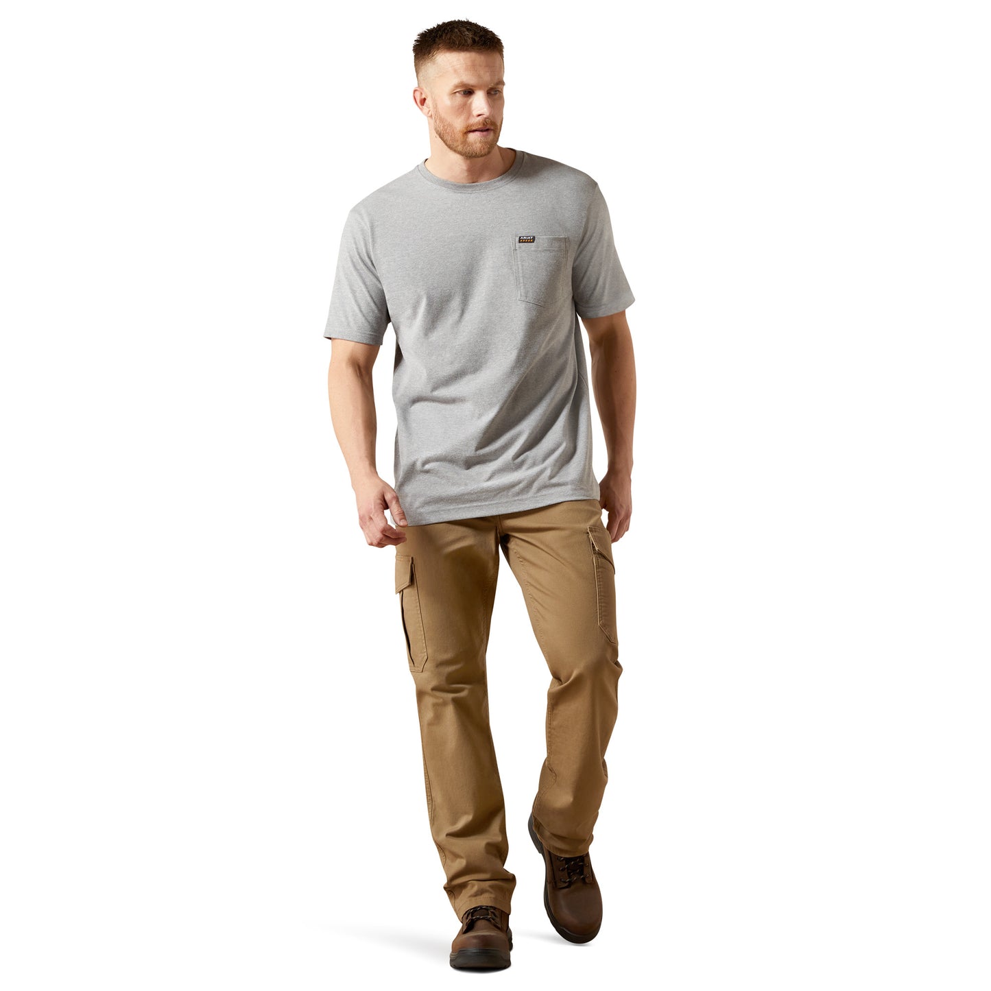 10054517 Rebar Cotton Strong Standard Pocket T-Shirt by Ariat
