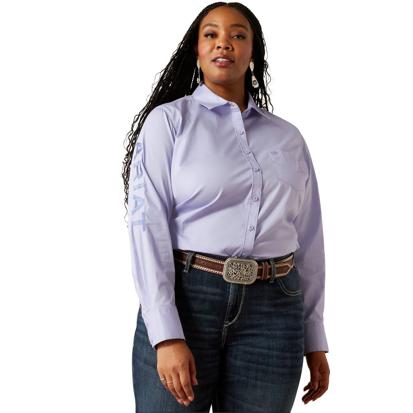10055082 Women's Team Kirby Stretch Shirt by Ariat