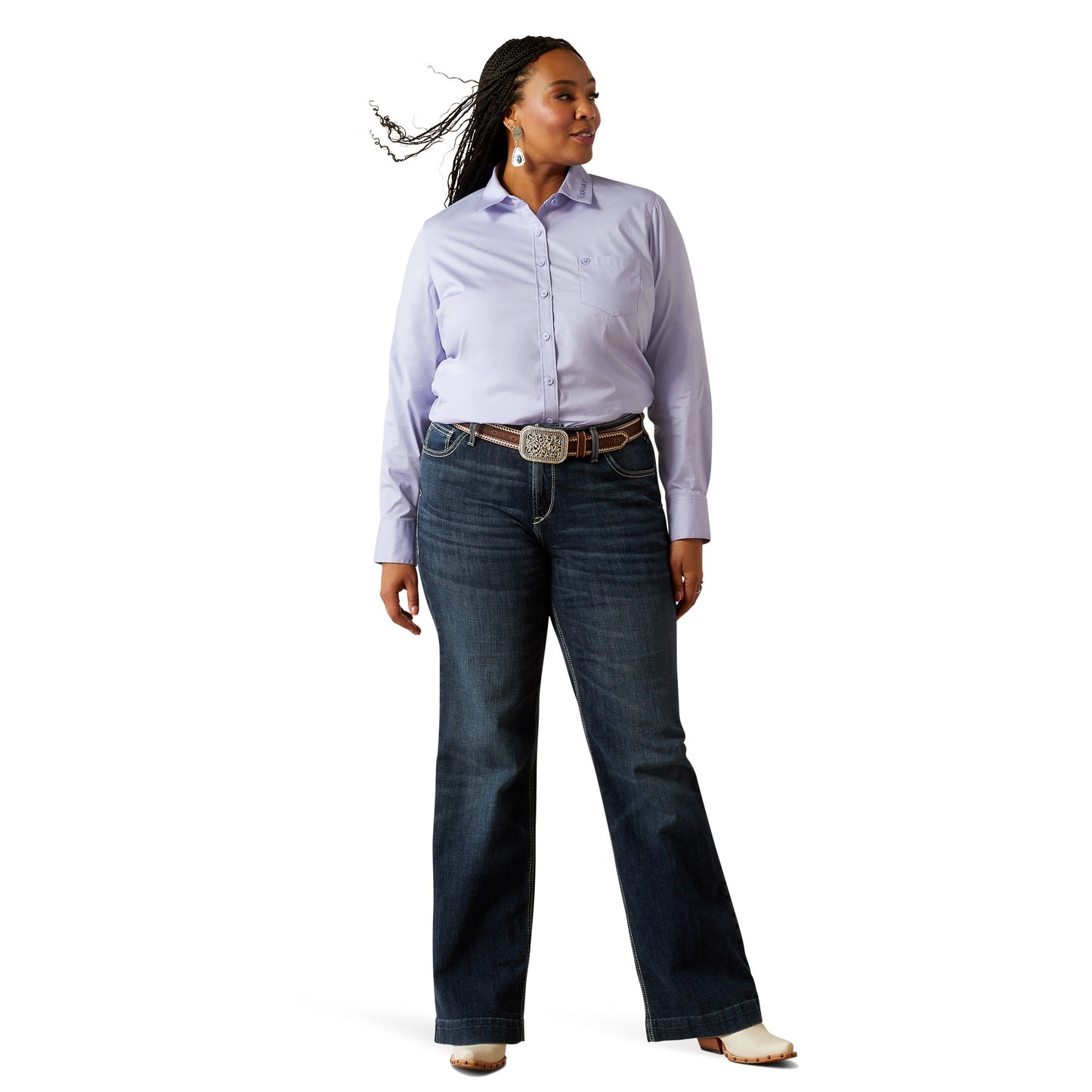 10055082 Women's Team Kirby Stretch Shirt by Ariat