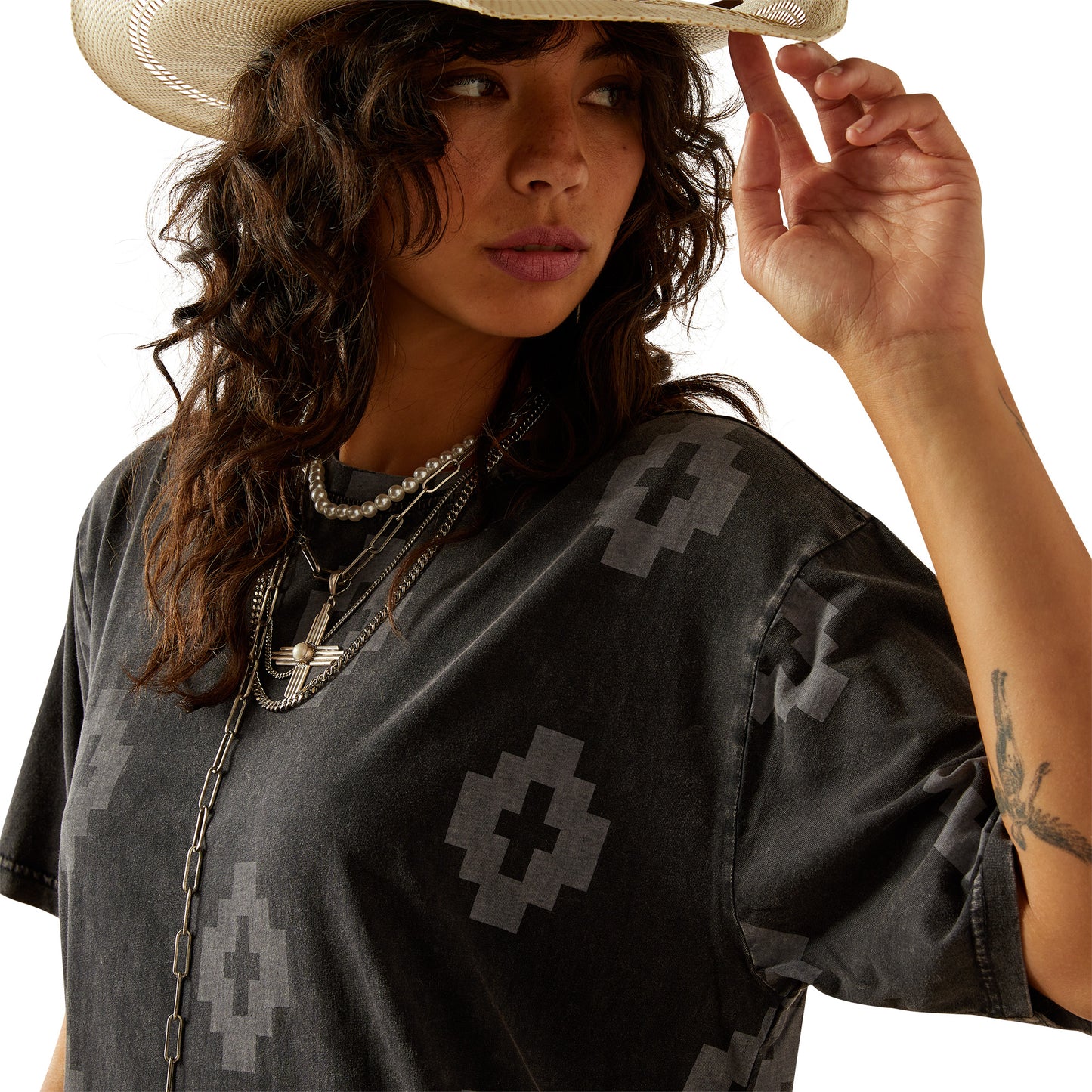 10060380 Women’s Isela T-Shirt Dress DW Print by Ariat