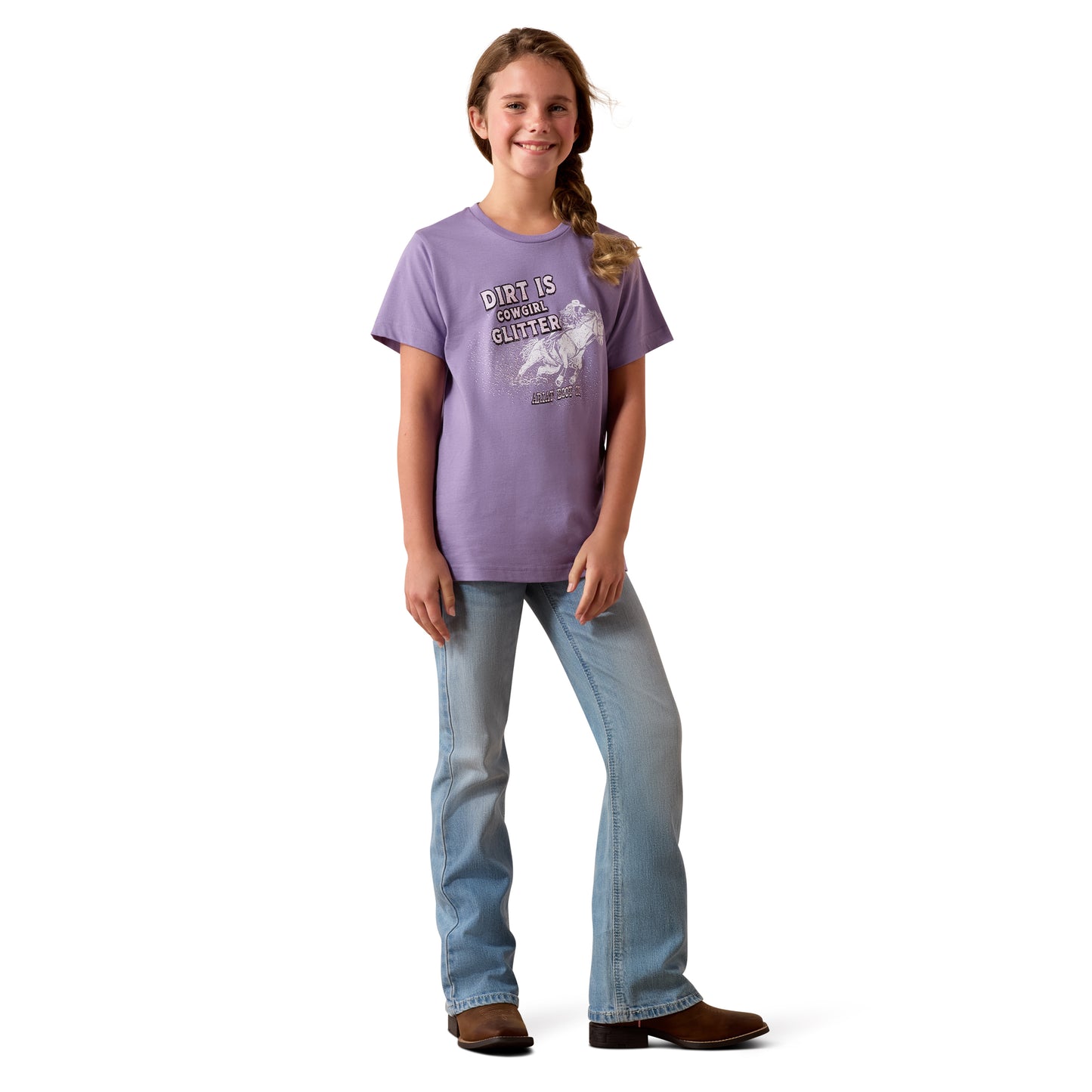 10078381 Girl's Cowgirl Glitter T-Shirt by Ariat