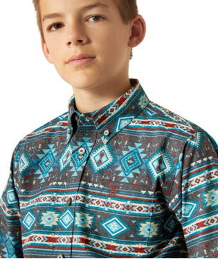 10054072 Boy's Prestcot Long Sleeve Shirt by Ariat