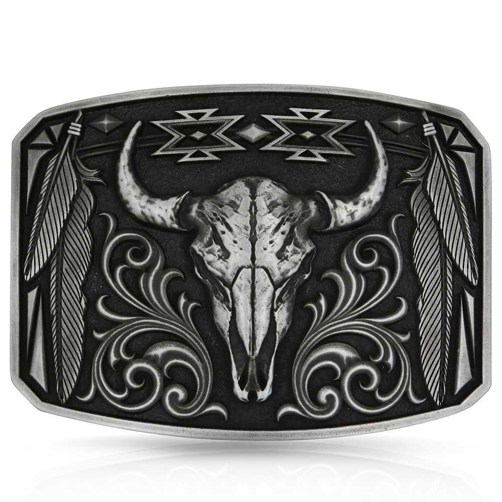 A1037S Legend & Pride Attitude Buckle by Montana Silversmiths