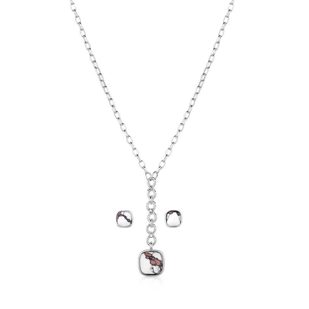 JS6199 Band of Wild Horses Jewelry Set by Montana Silversmiths