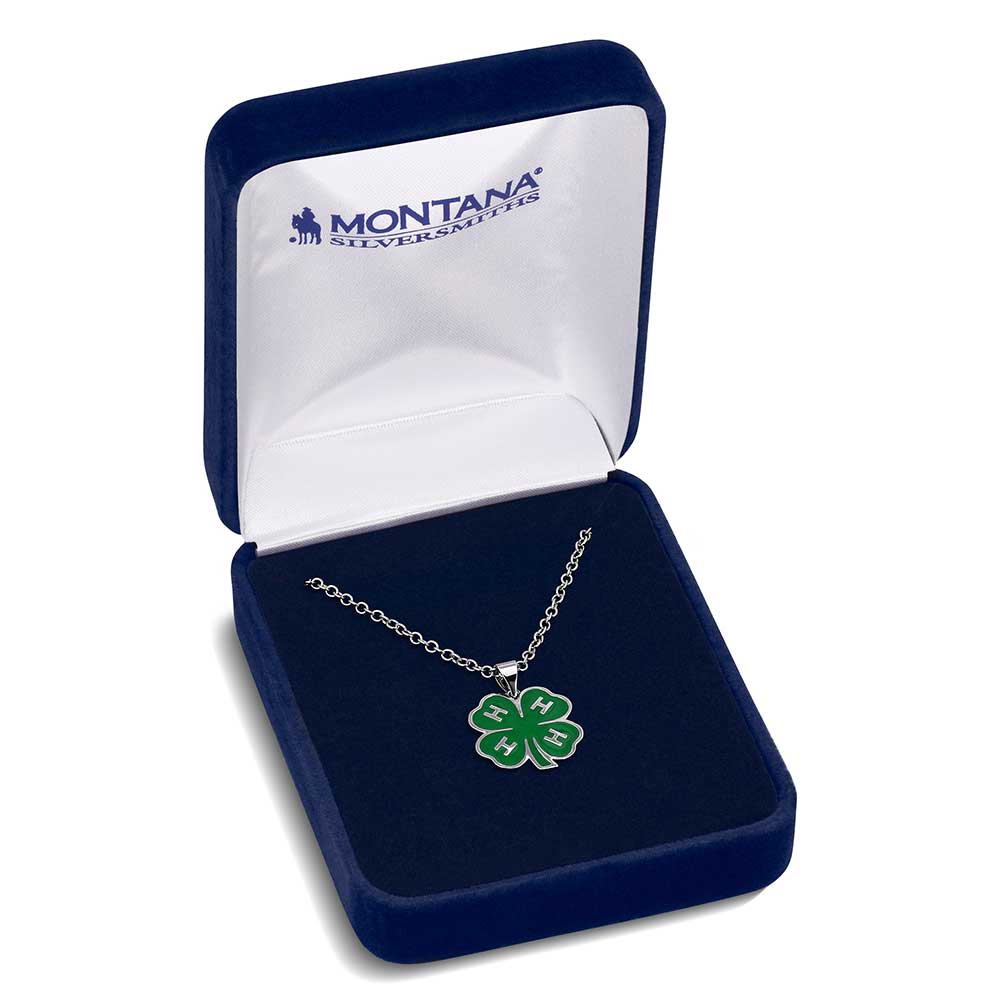 NC6233 4-H Emblem Necklace by Montana Silversmiths