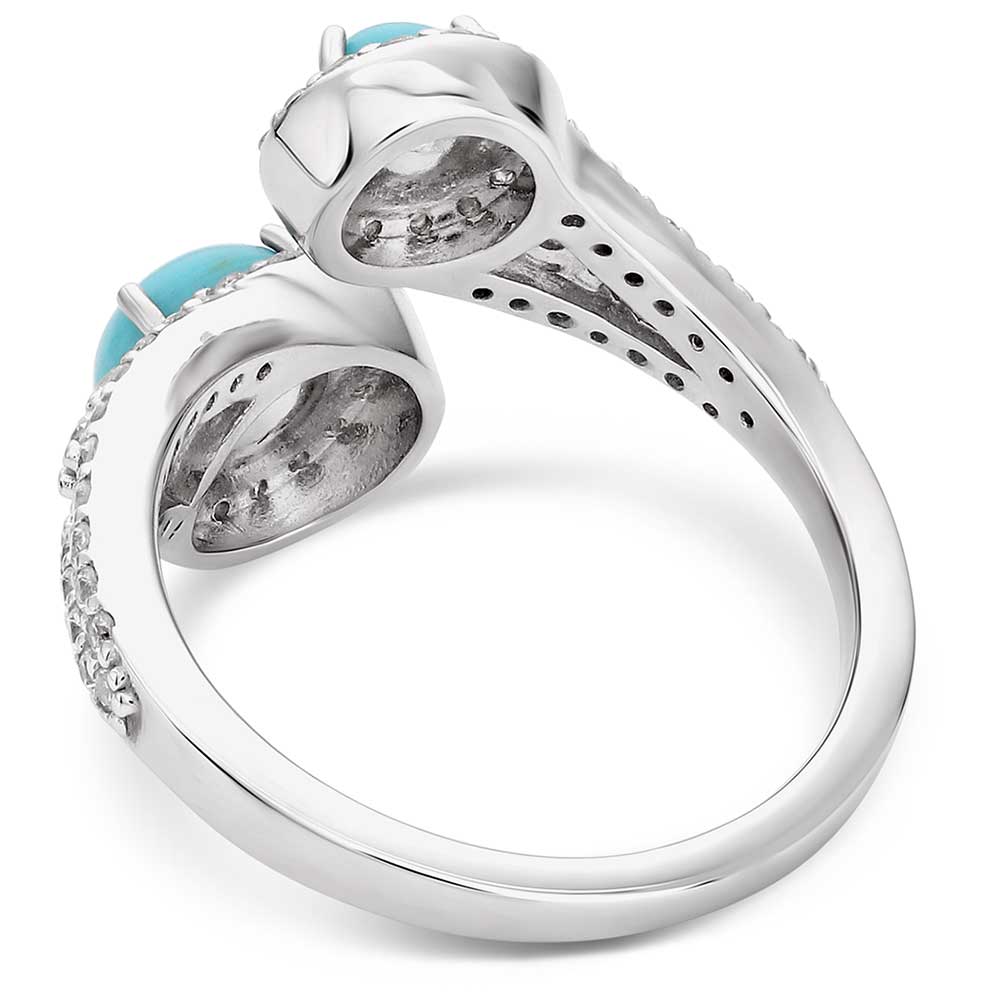 RG6097 Fearless Luster Turquoise Ring by Montana Silversmiths