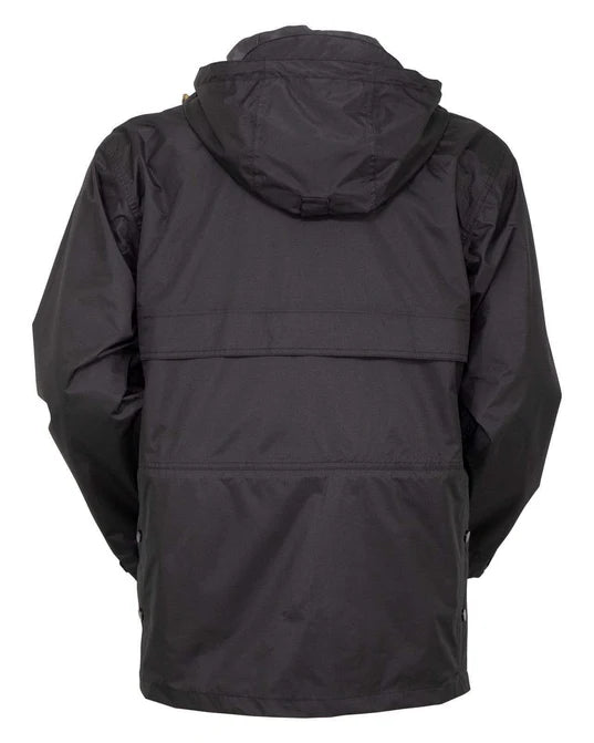 2405-BLK Unisex Pak-a-Roo Waterproof Parka by Outback Trading Company