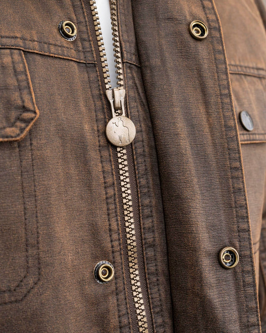 29732-BRN Men's Langston Water Resistant Jacket by Outback Trading Co.