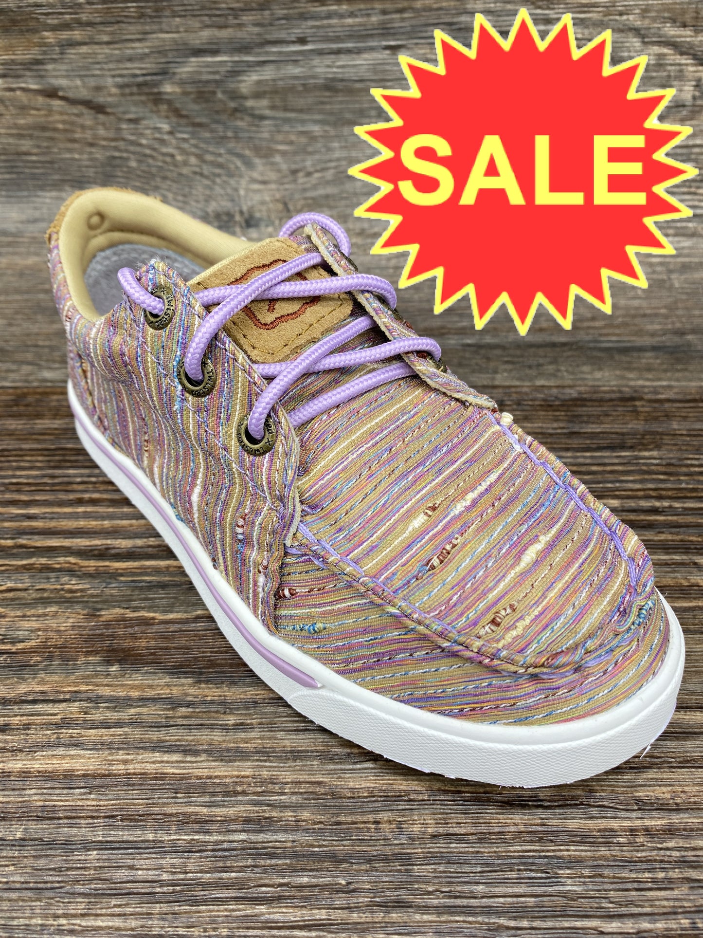 yca0007 Kid's Kicks Lace Up Casual Shoe by Twisted X