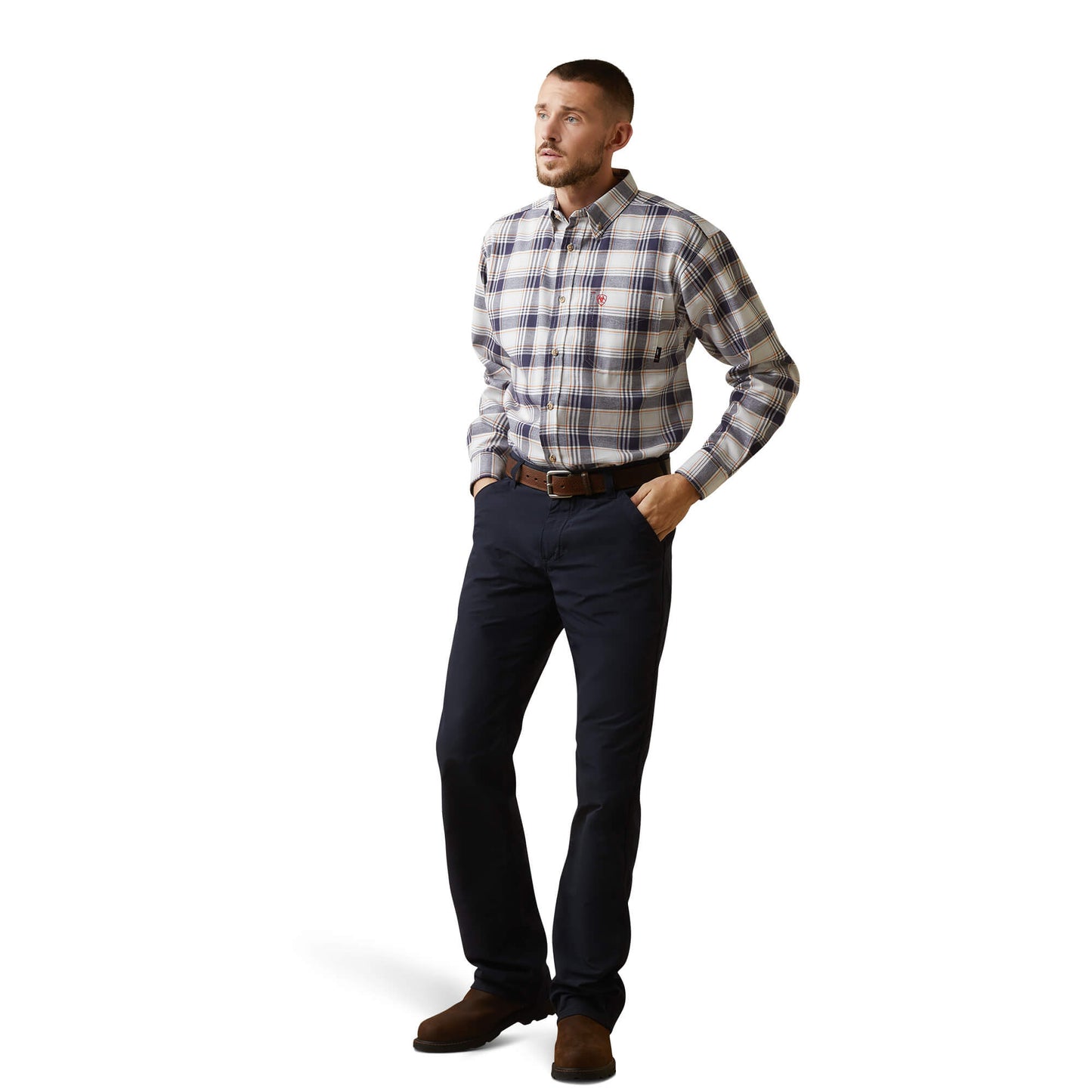 10043743 Men's Flame Resistant Chiseled Work Shirt by Ariat