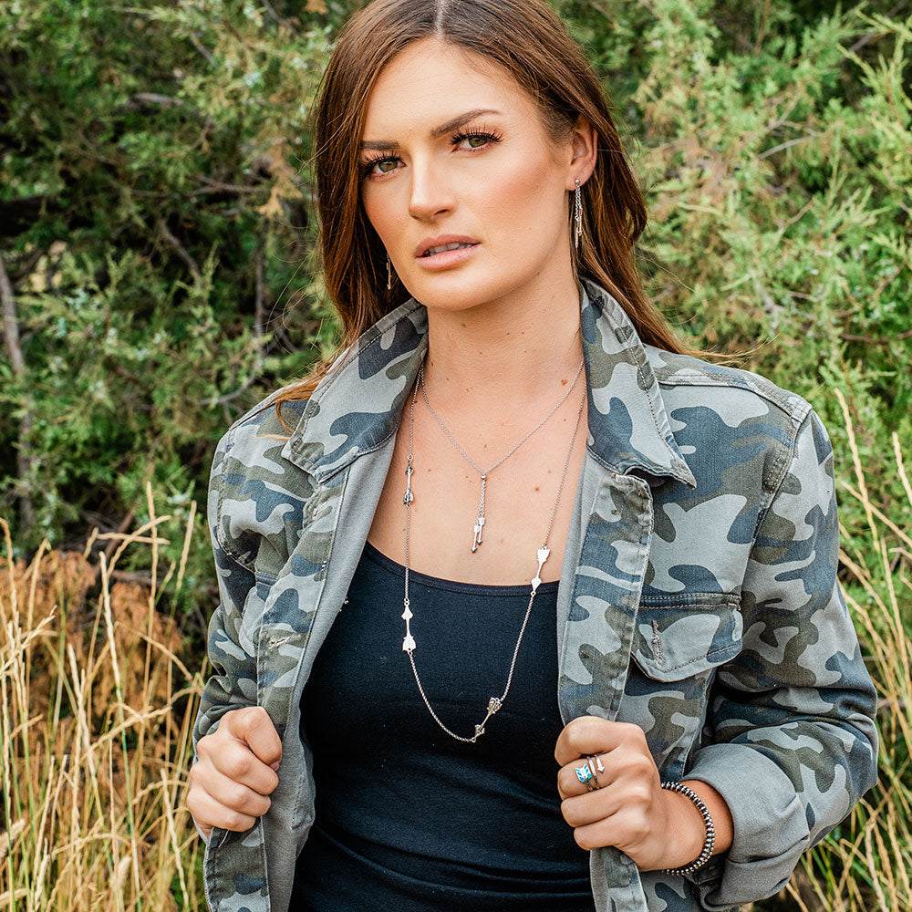 er4829 Doubling Arrow Earrings by Montana Silversmiths