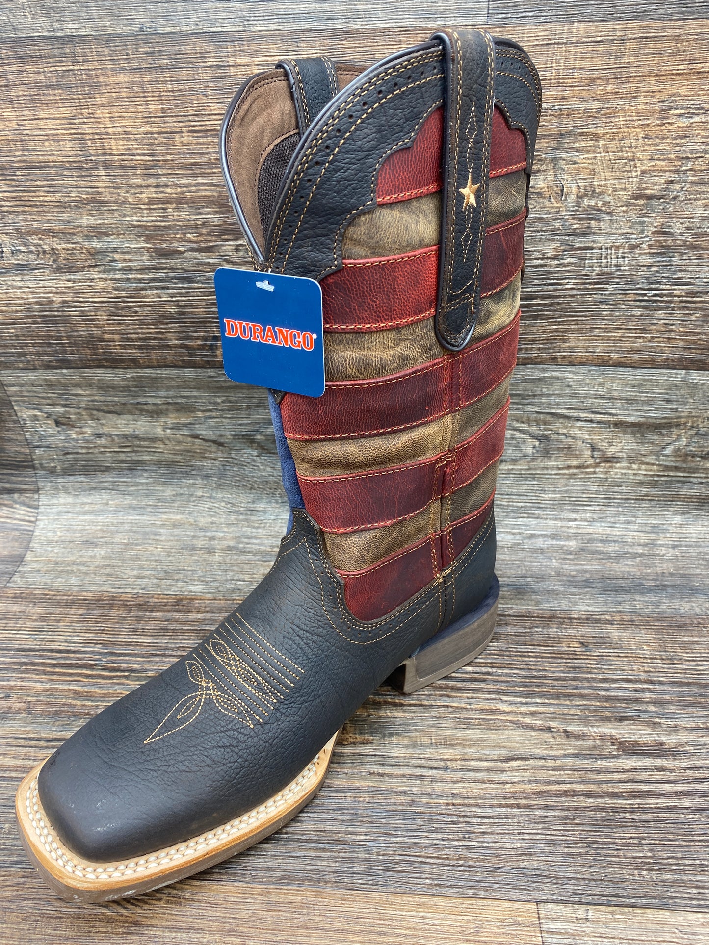 ddb0303 Men's Rebel Pro Vintage Flag Western Boot by Durango