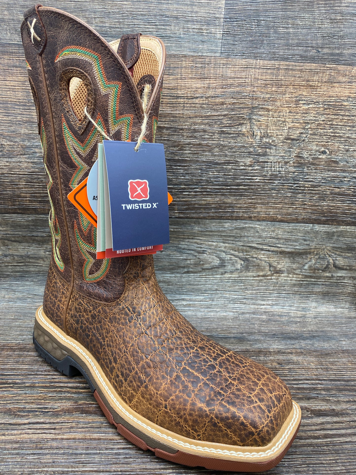 mxbn001 Men's Cell Stretch Nano Safety Toe Work Boot by Twisted X