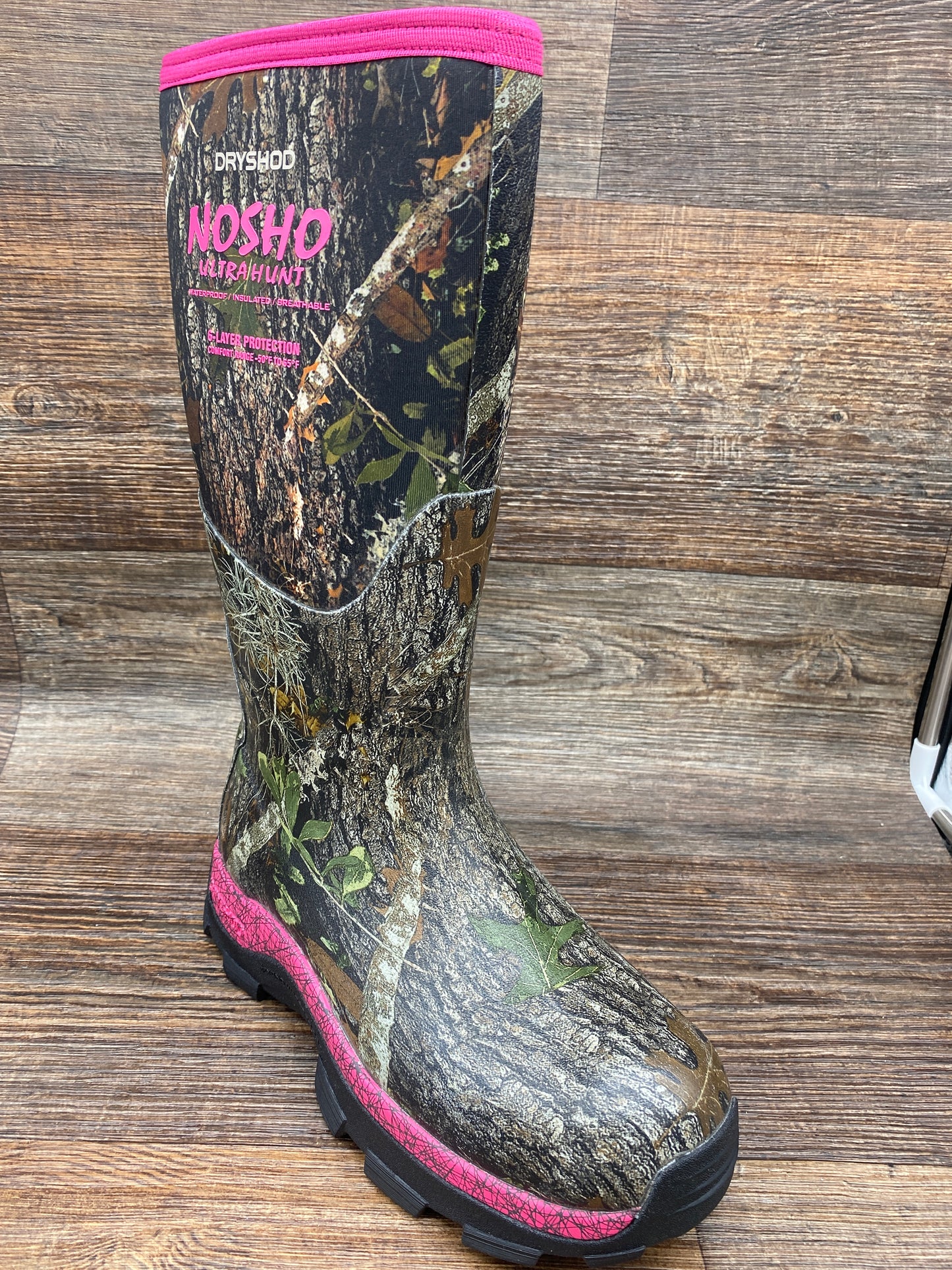 MBM-WH-CM Women's NoSho Ultra Hunt Cold Conditions Rubber Boot by DryShod