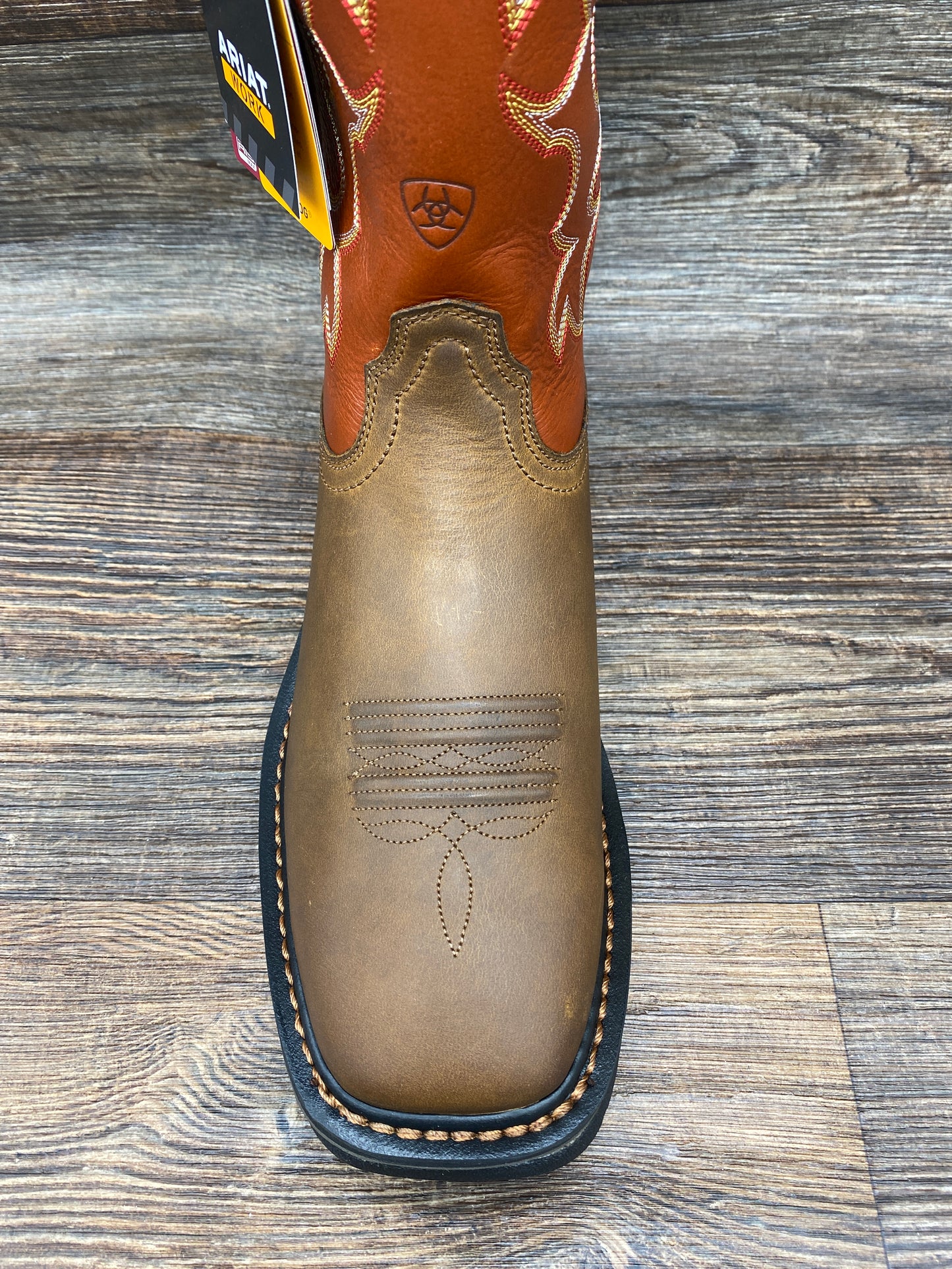 10005888 Men's Soft Toe Workhog Wide Square Toe Work Boot by Ariat