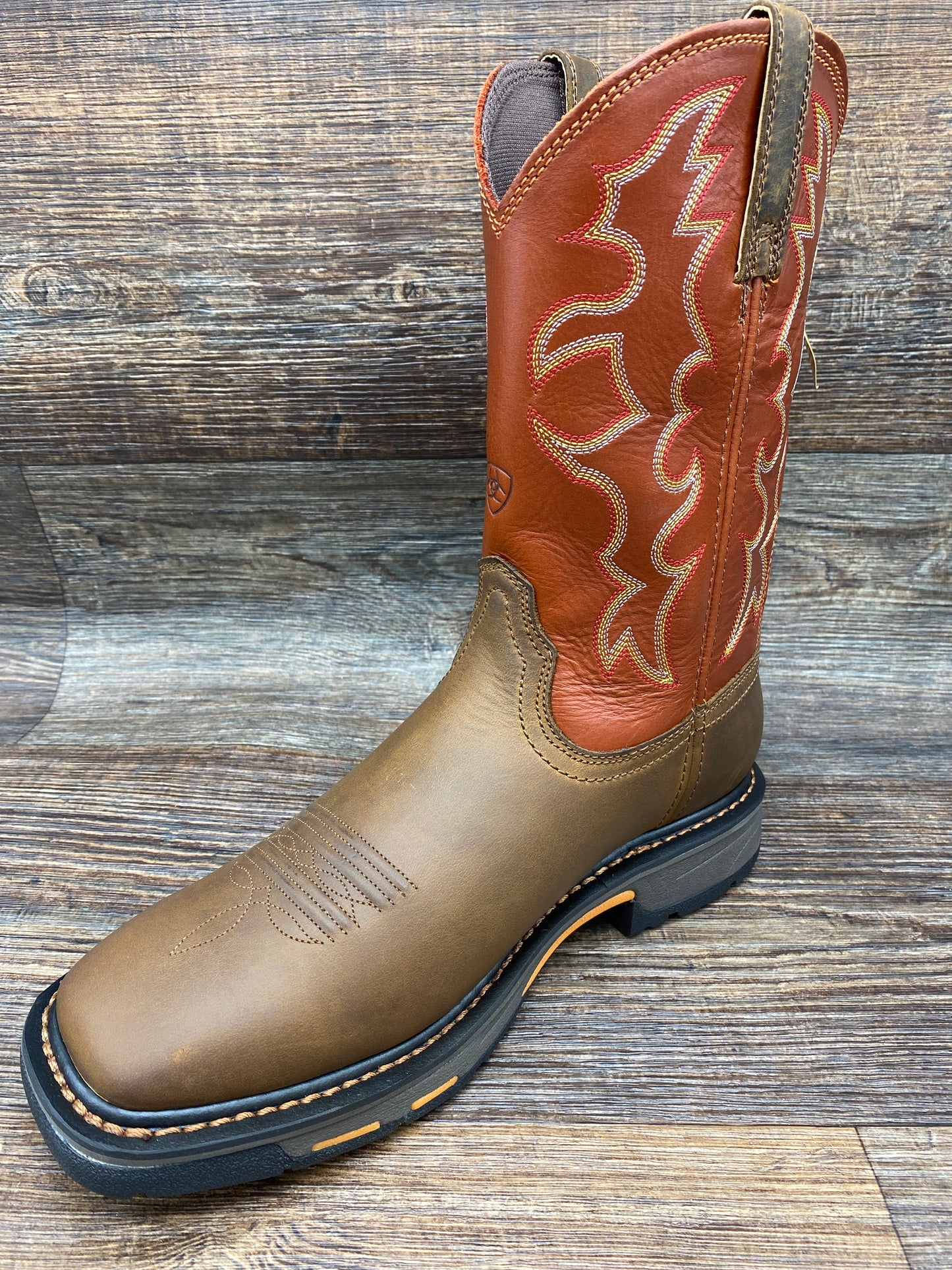 10005888 Men's Soft Toe Workhog Wide Square Toe Work Boot by Ariat
