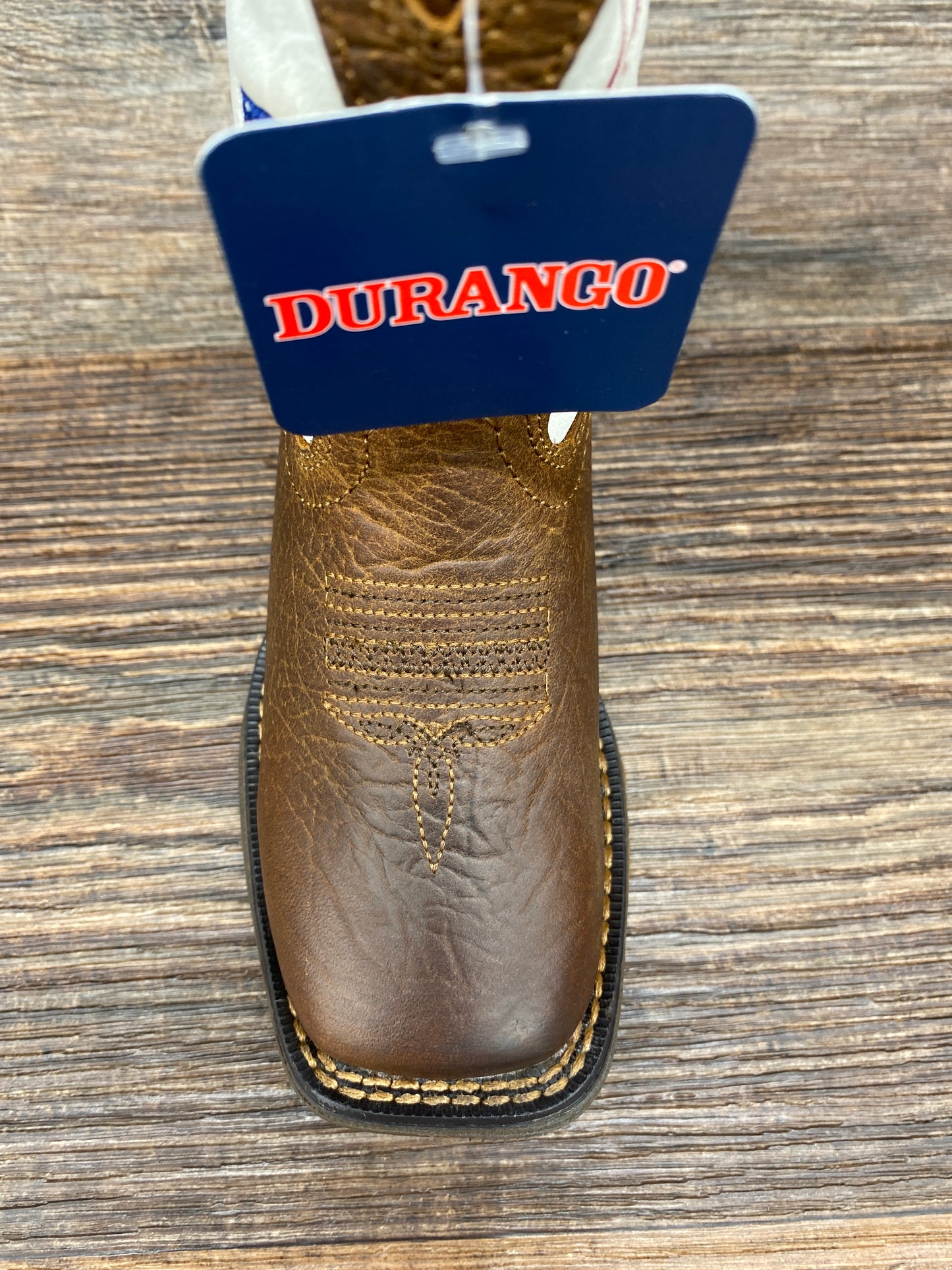 dbt0234c Kid's Lil Rebel Square Toe Western Boot by Durango