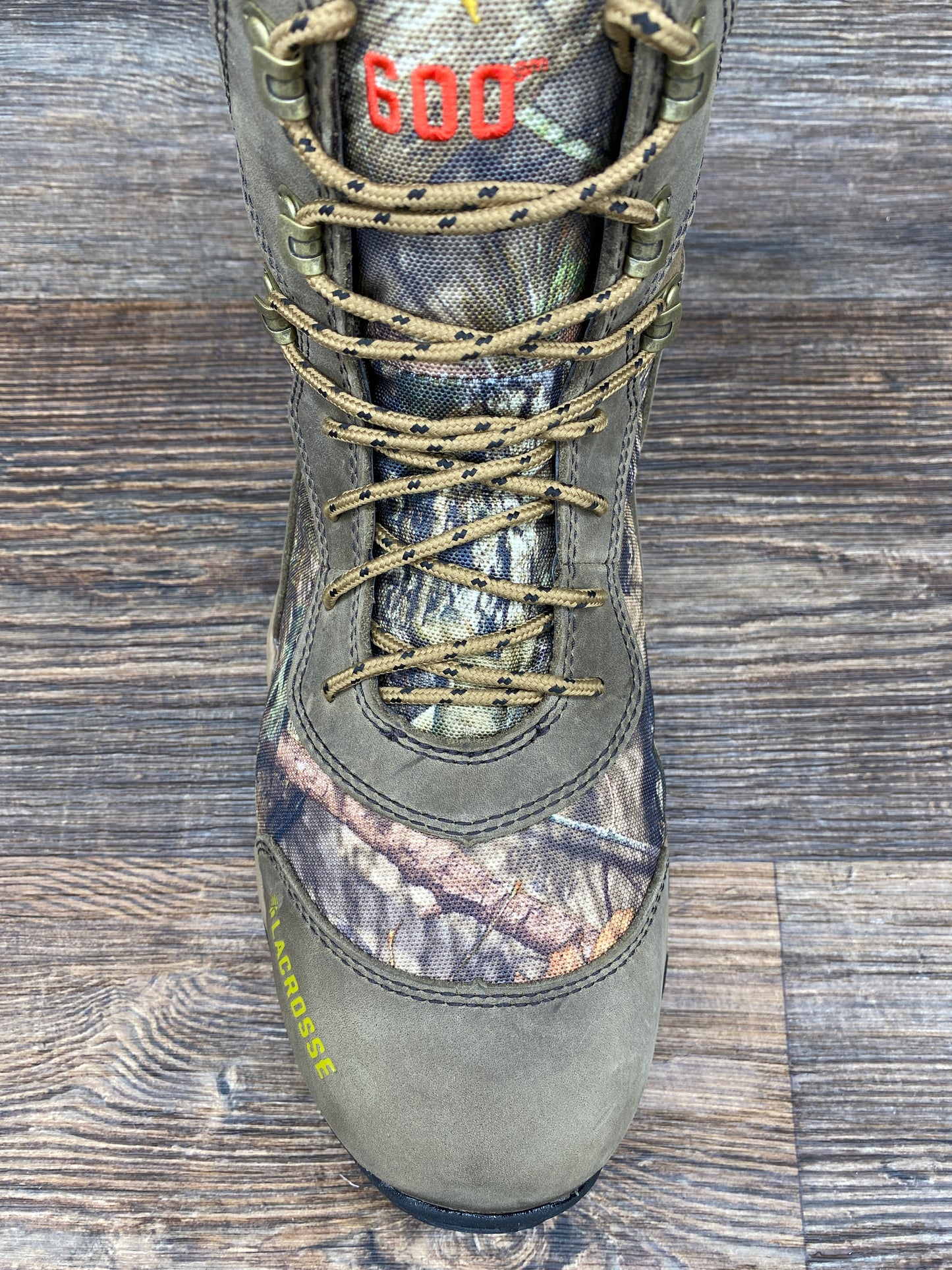 LA513361 Men's Windrose 600g Waterproof Mossy Oak Lace up Hunting Boot by Lacrosse