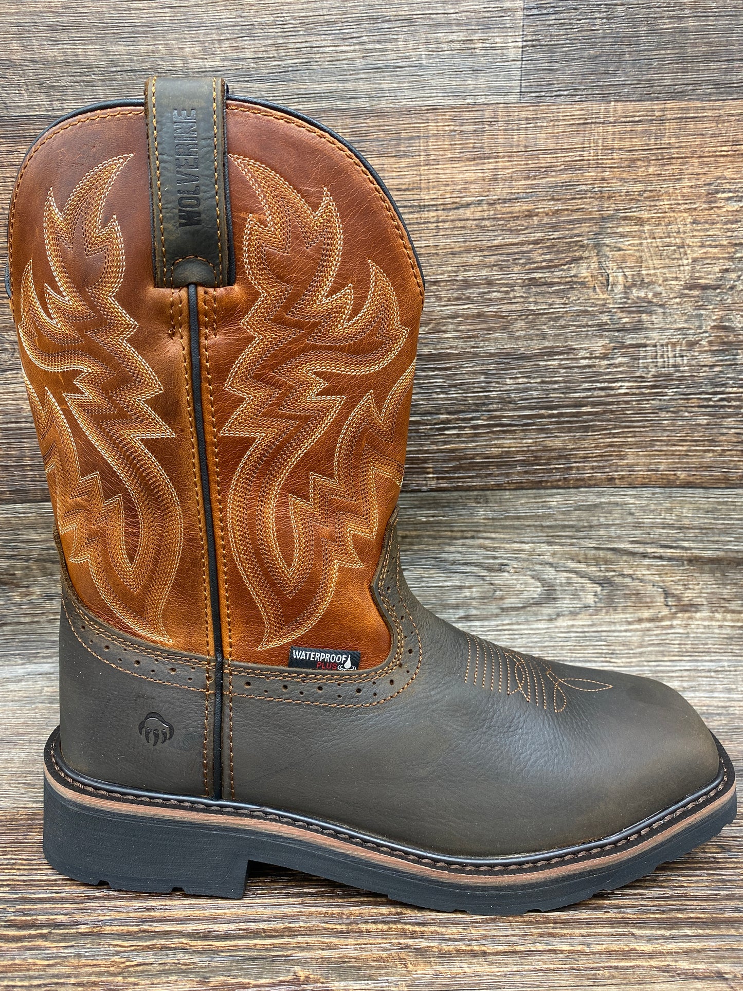 w10764 Men's Rancher Steel-Toe Waterproof Square Toe Work Boot by Wolverine