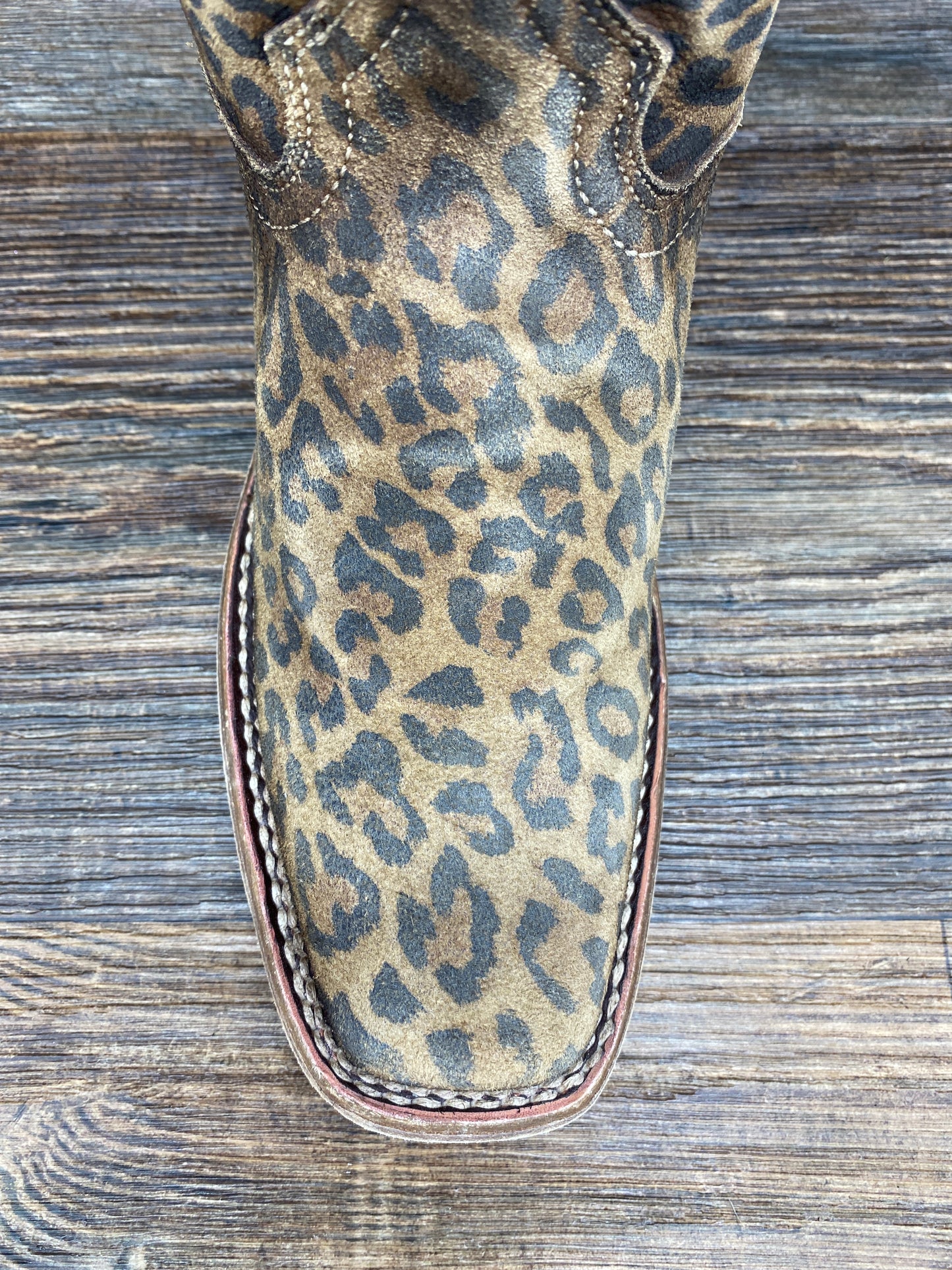 c3788 Women's Leopard Print Square Toe Western Boot by Corral
