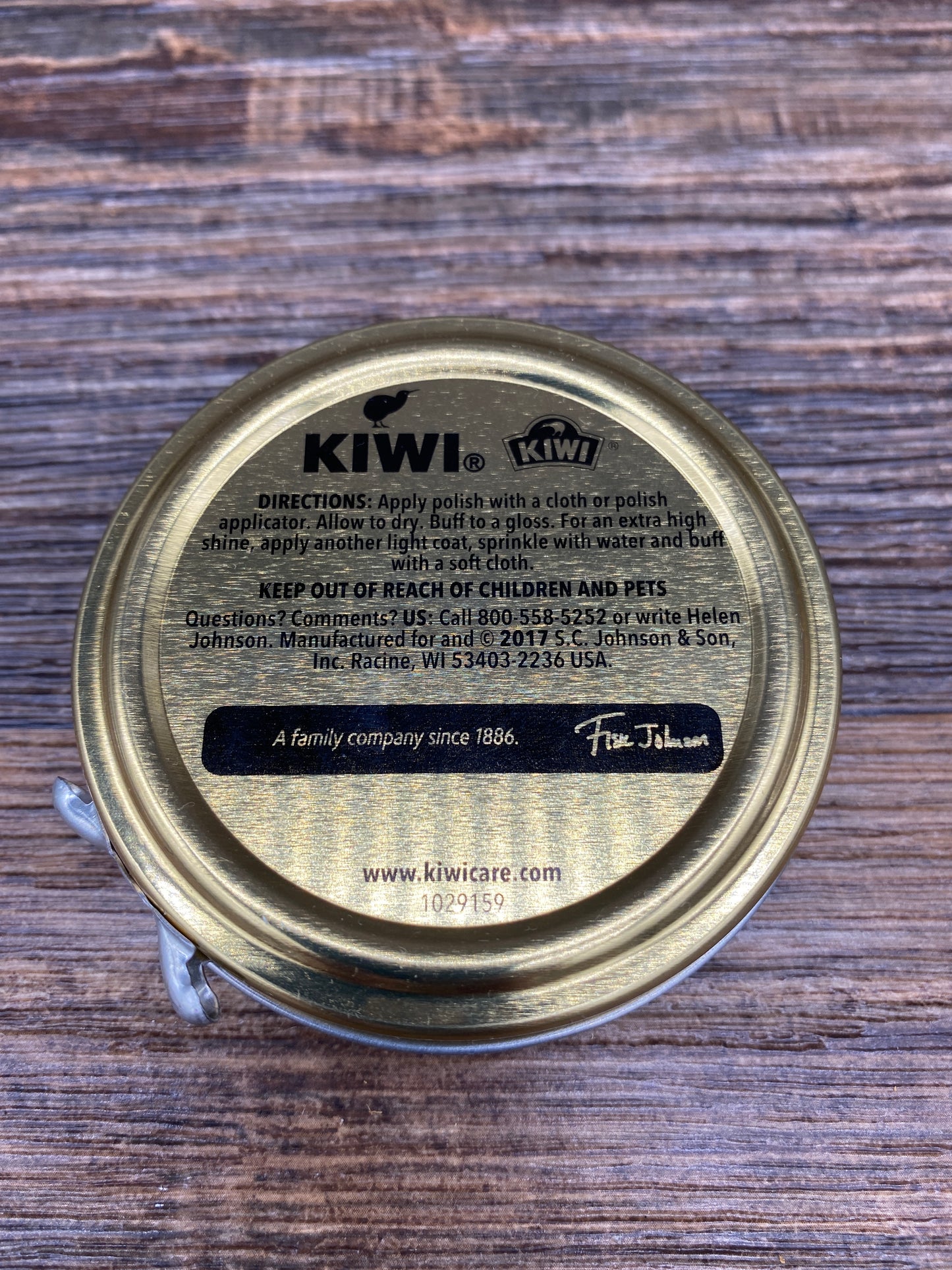 Tan Shoe Polish by Kiwi 1.125 ounce
