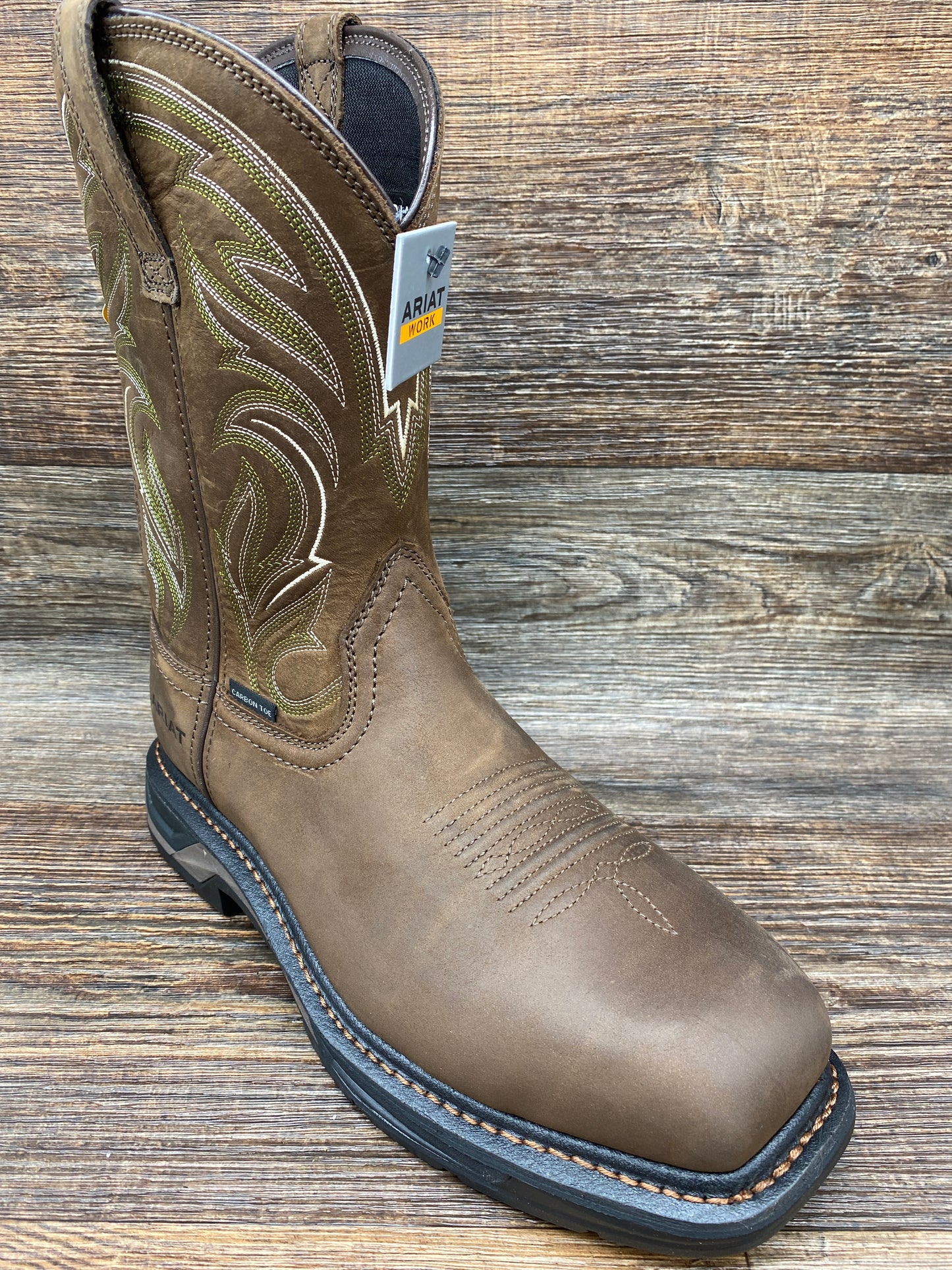 10038318 Men's Workhog XT Cottonwood Carbon Toe Work Boot by Ariat