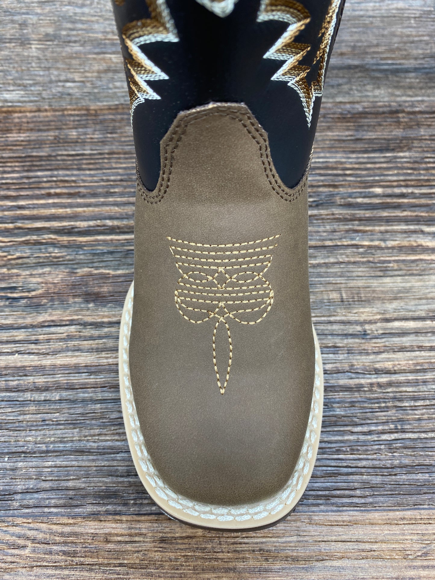 4449202 Children's & Toddler's Trace Square Toe Western Boot by M&F