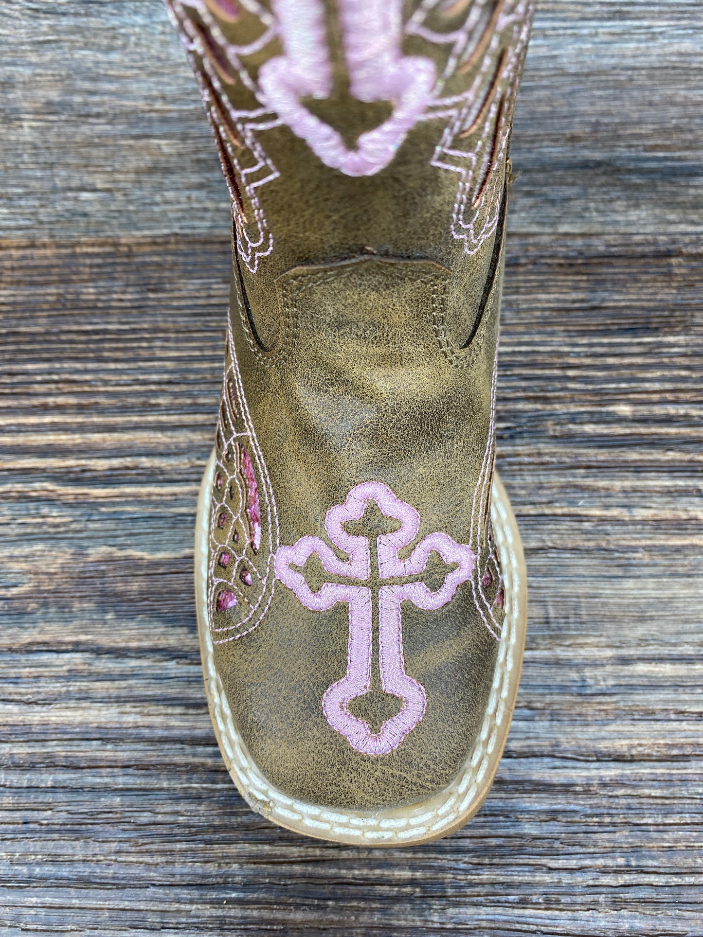 4453202 Children's & Toddler's Gracie Wing & Cross Western Boot by Blazin' Roxx