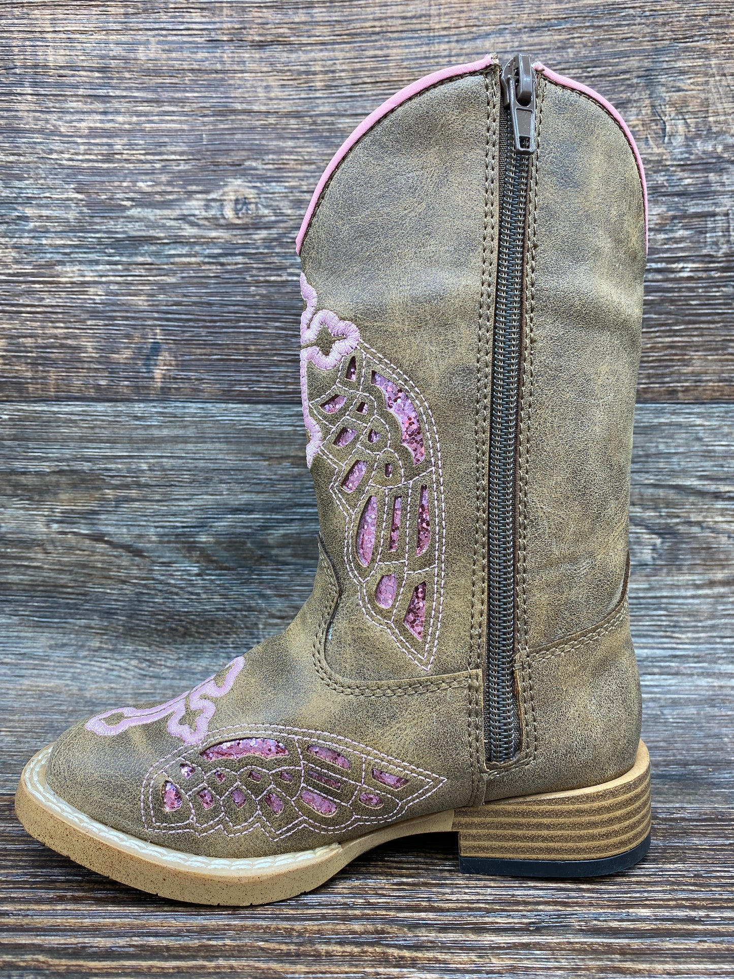 4453202 Children's & Toddler's Gracie Wing & Cross Western Boot by Blazin' Roxx