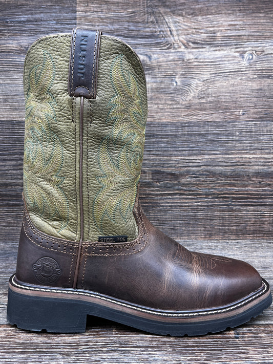 se4688 Men's Driller Slip On Steel Toe Work Boot by Justin