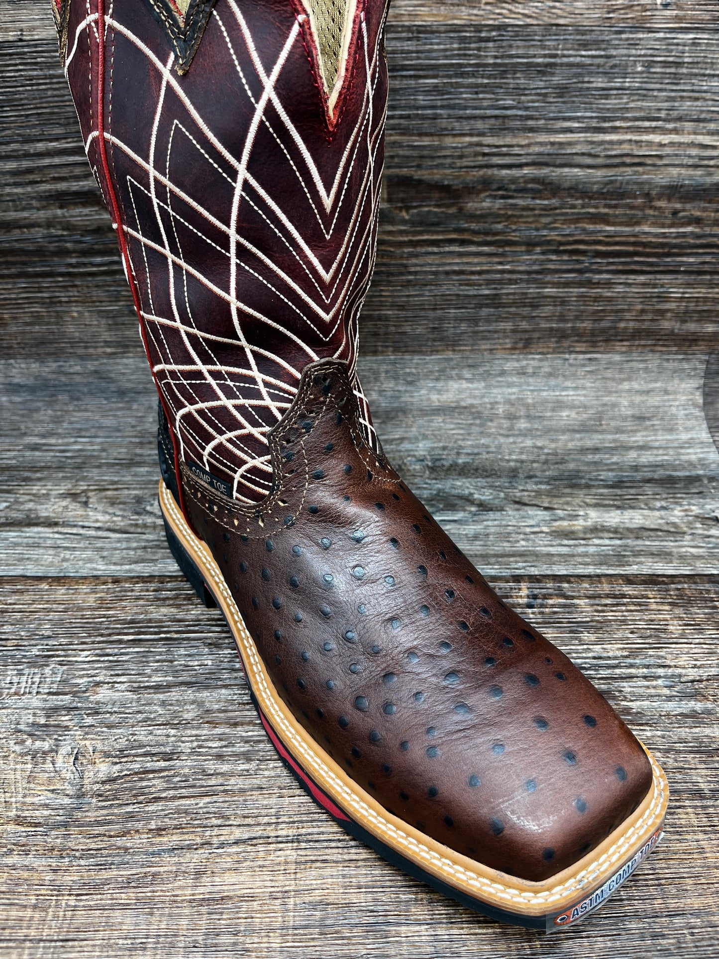 se4835 Men's Derrickman Composite Safety Toe Waterproof Work Boot by Justin