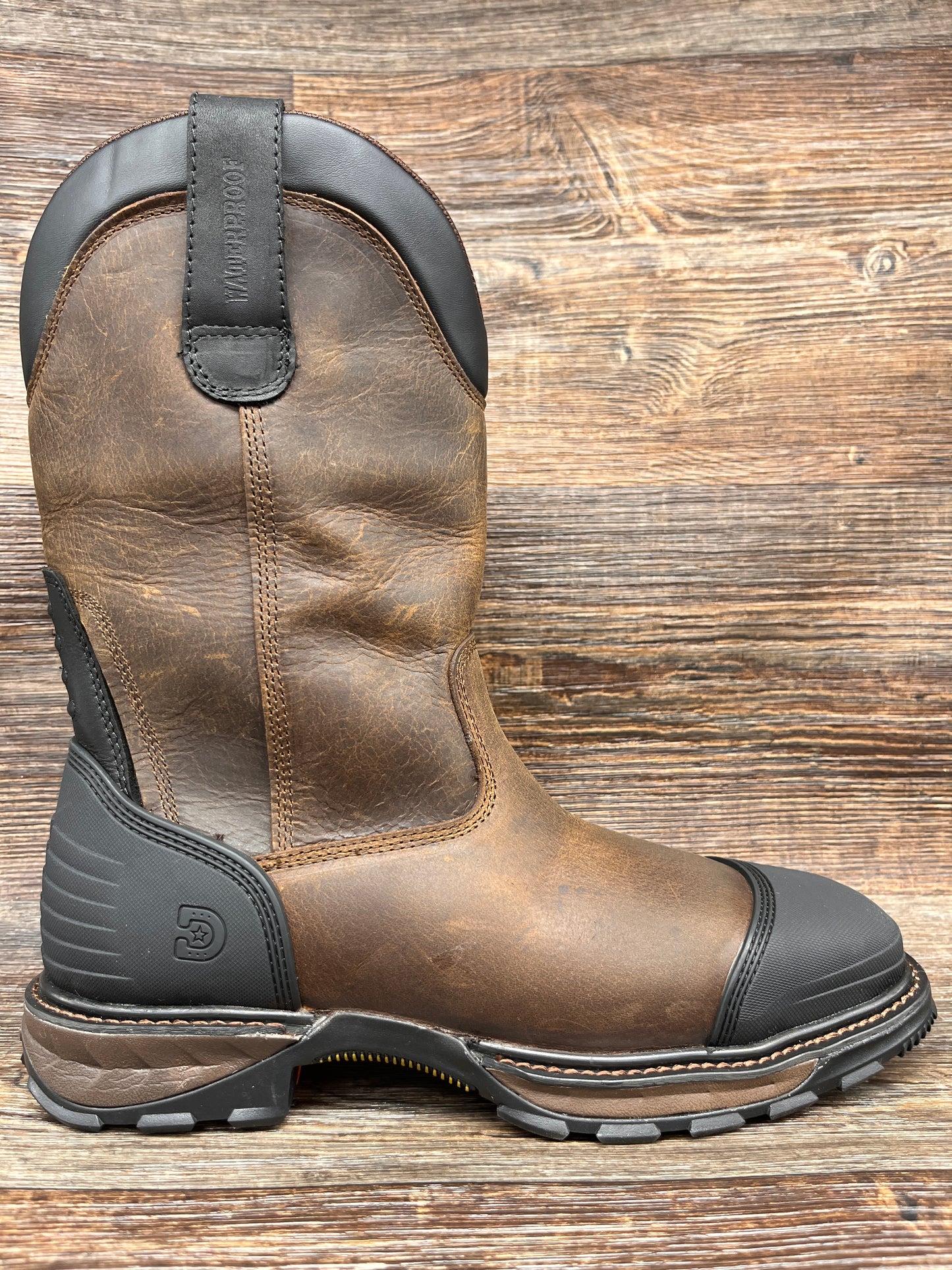 ddb0424 Men's Maverick XP Steel Toe Waterproof Western Work Boot