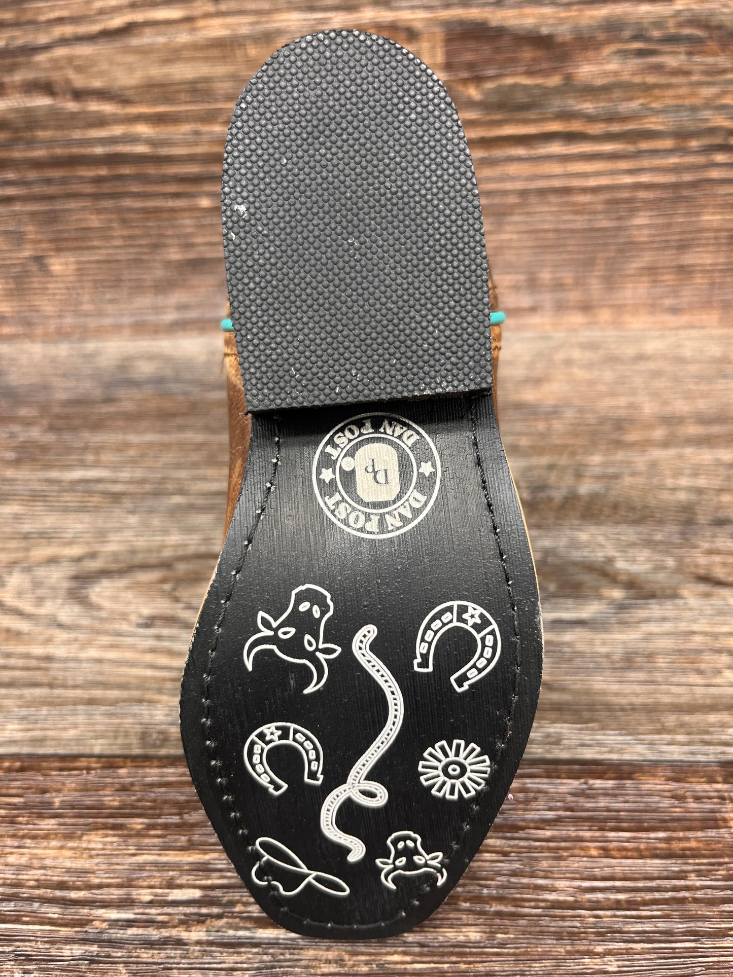 dpc2908 Girl's Rumi Hair-On Cowhide Western Boot by Dan Post