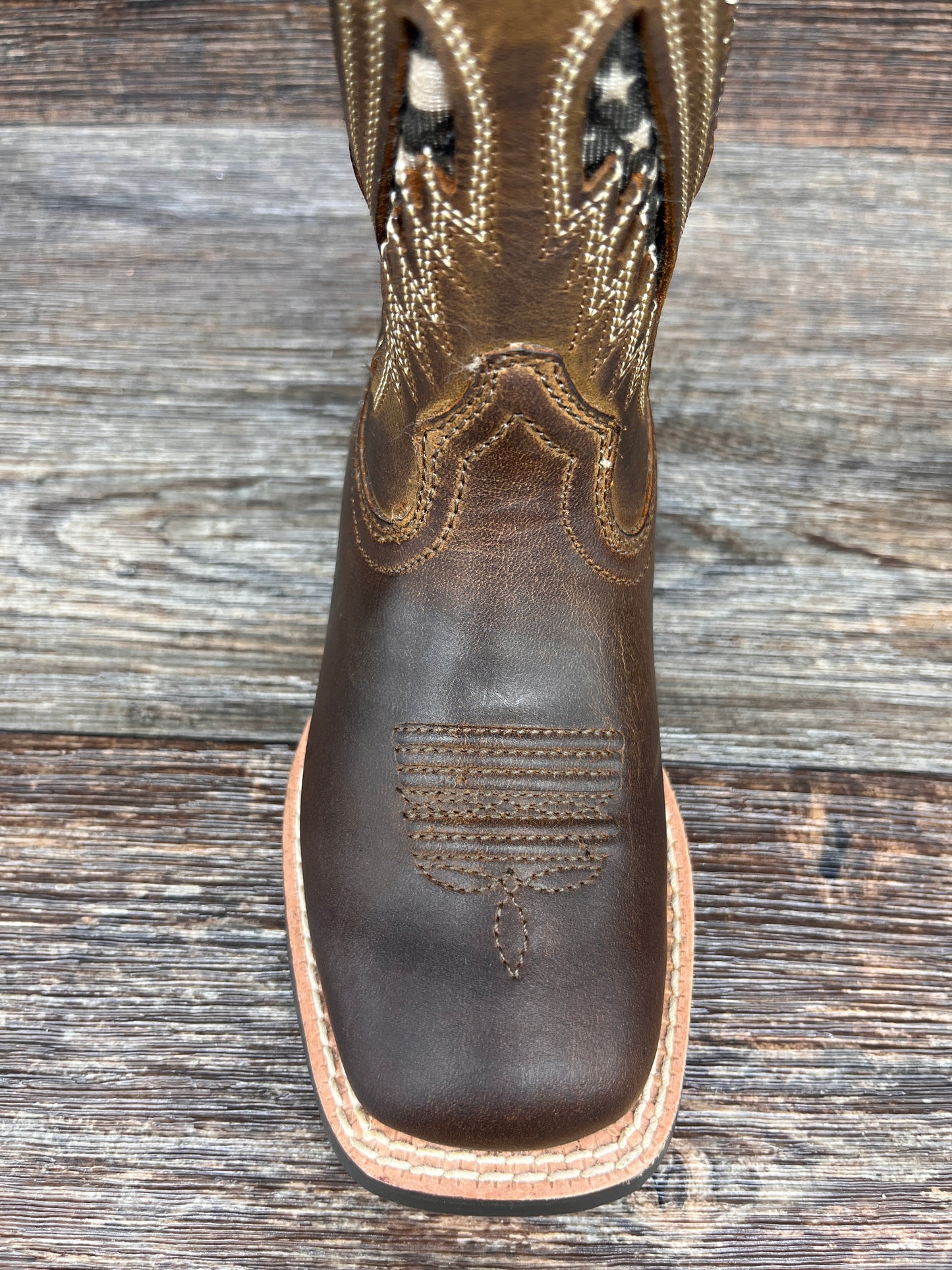 10044485 Kid's Quickdraw VentTEK Square Toe Western Boot by Ariat