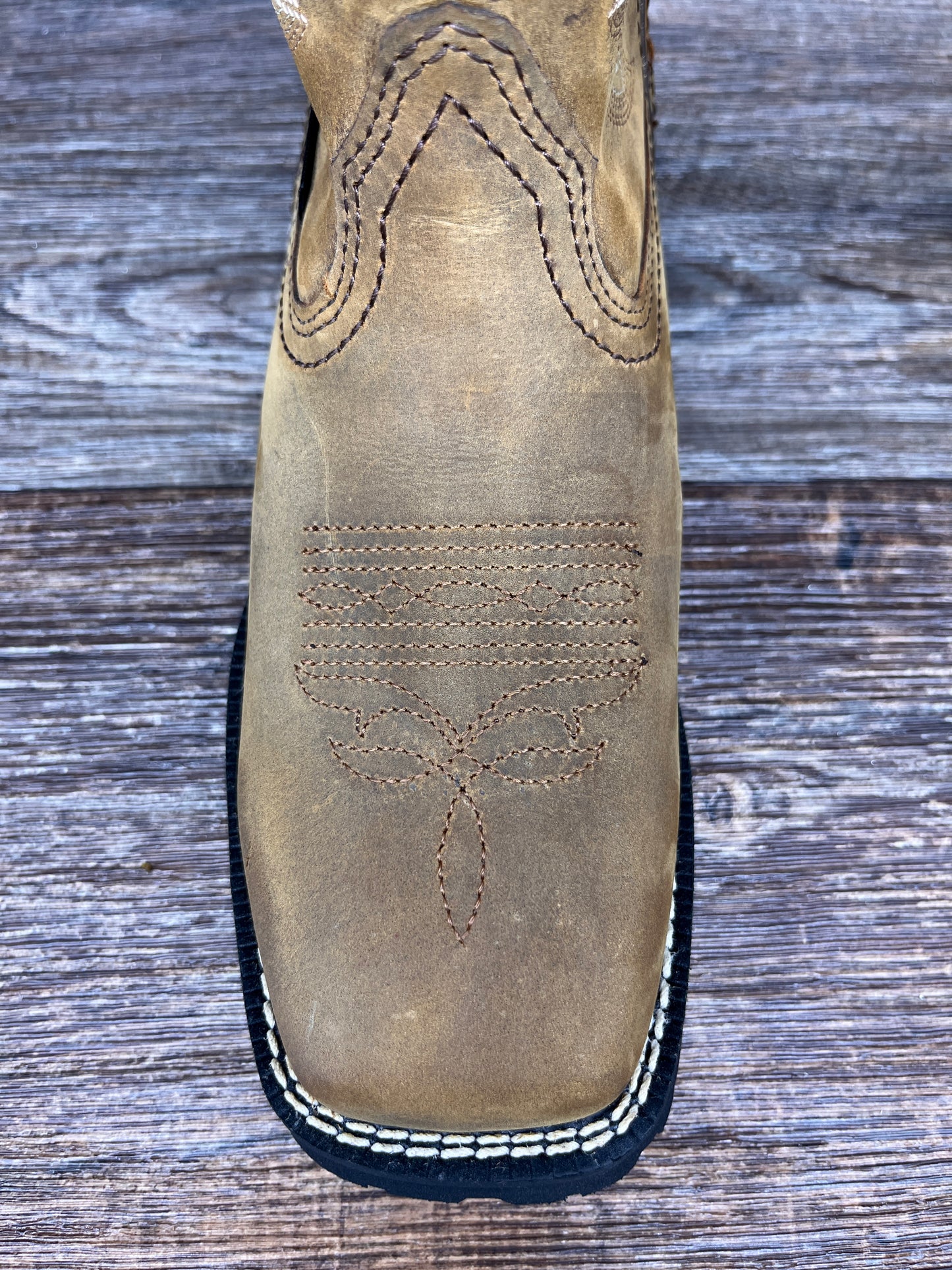 10044437 Women's Unbridled Rancher Waterproof Square Toe Work Boot by Ariat