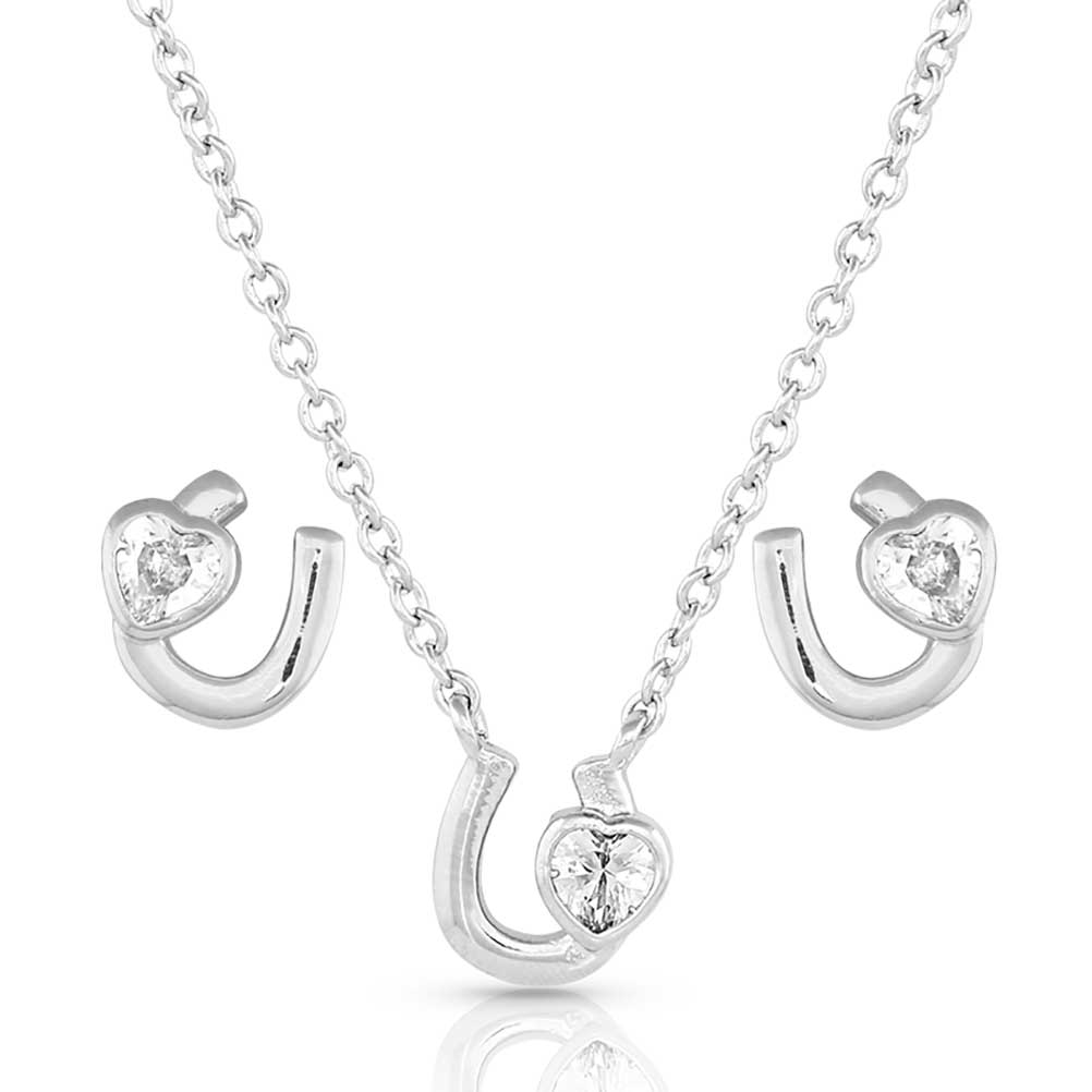 js5298 Lucky Love Jewelry Set by Montana Silversmiths